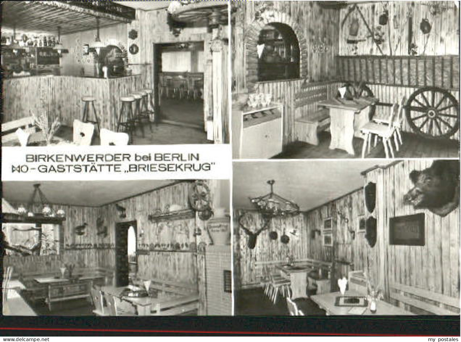 Birkenwerder bei Berlin Gaststaette x 1988