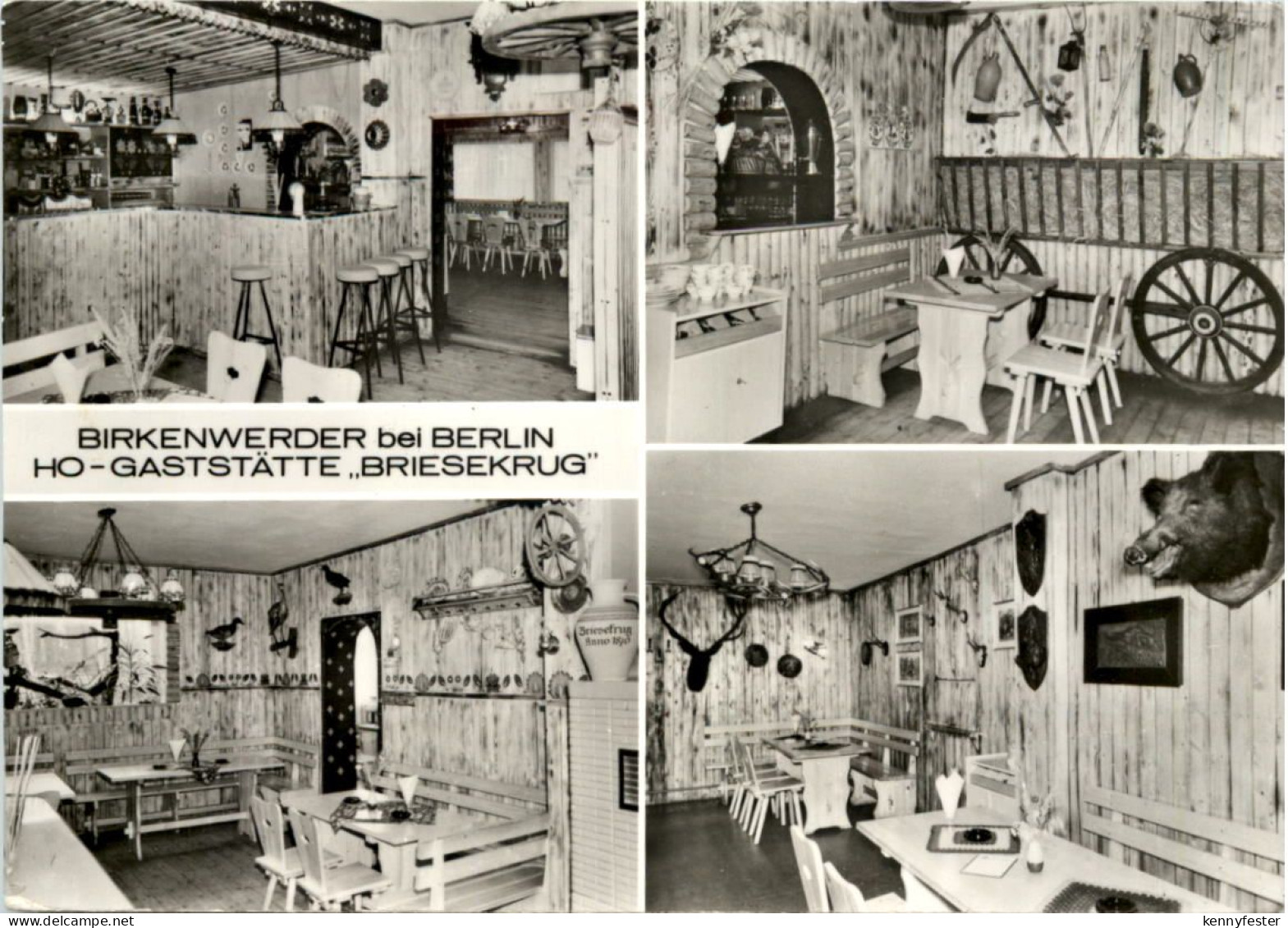 Birkenwerder bei Berlin, Ho-Gaststätte Briesekrug, div. Bilder