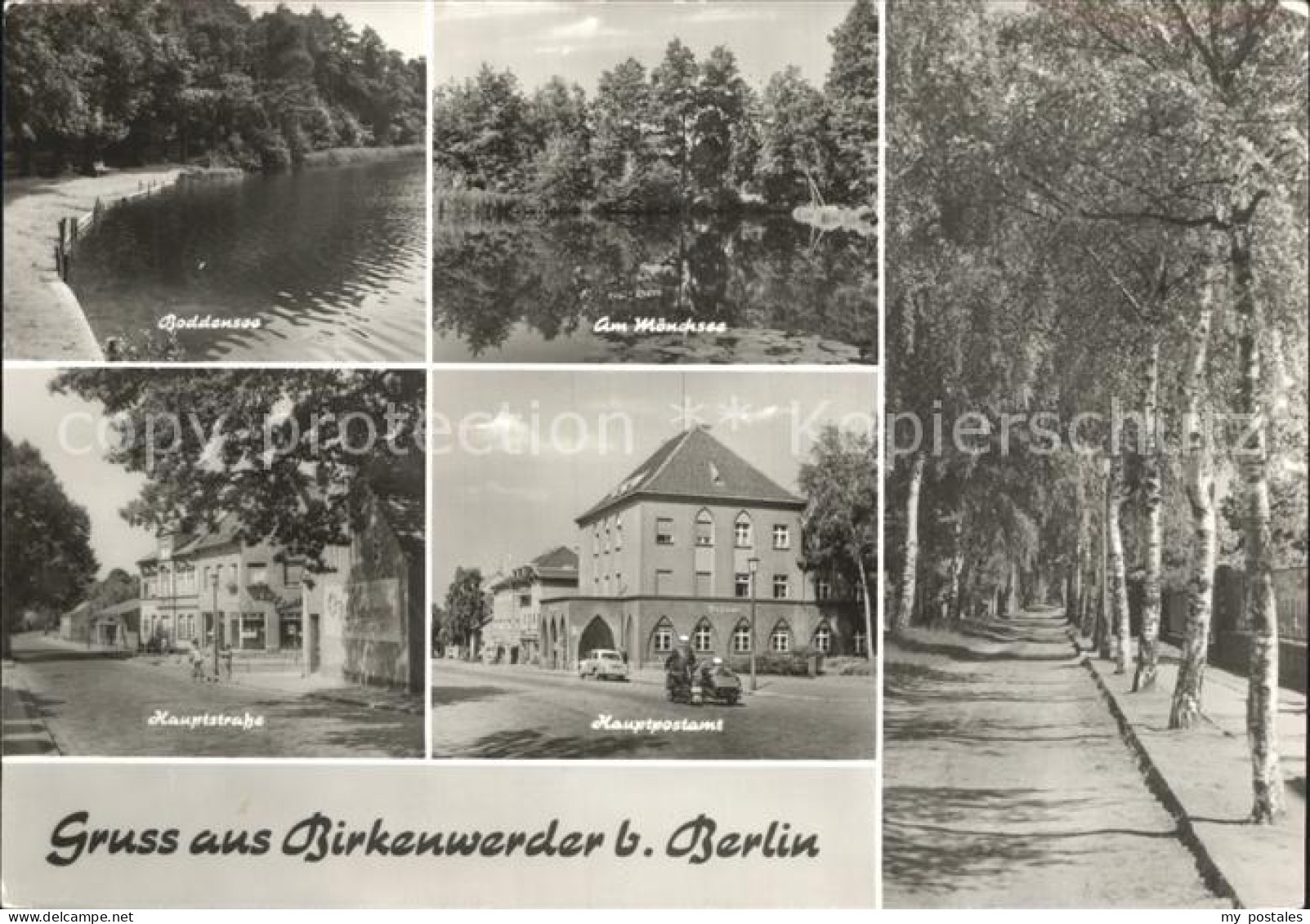 Birkenwerder Boddensee Moenchsee Hauptpostamt