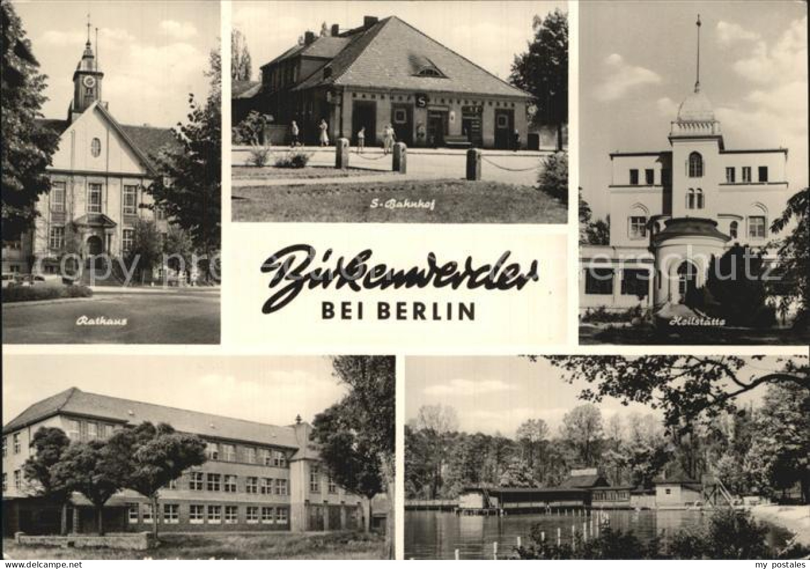 Birkenwerder S-Bahnhof Heilstaette Rathaus
