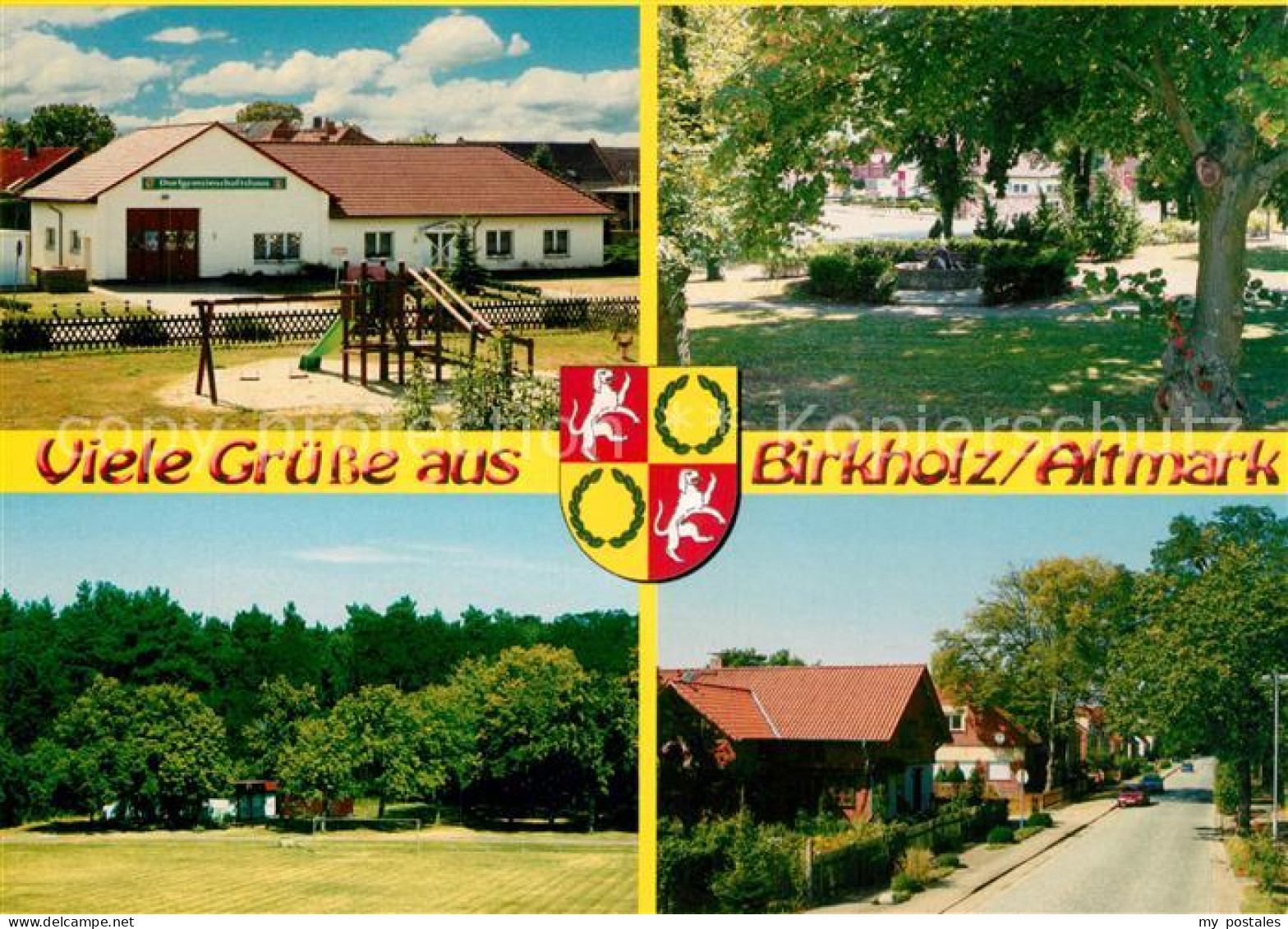 Birkholz Tangerhuette Dorfgemeinschaftshaus Dorfplatz Fussballplatz Tangerhuette