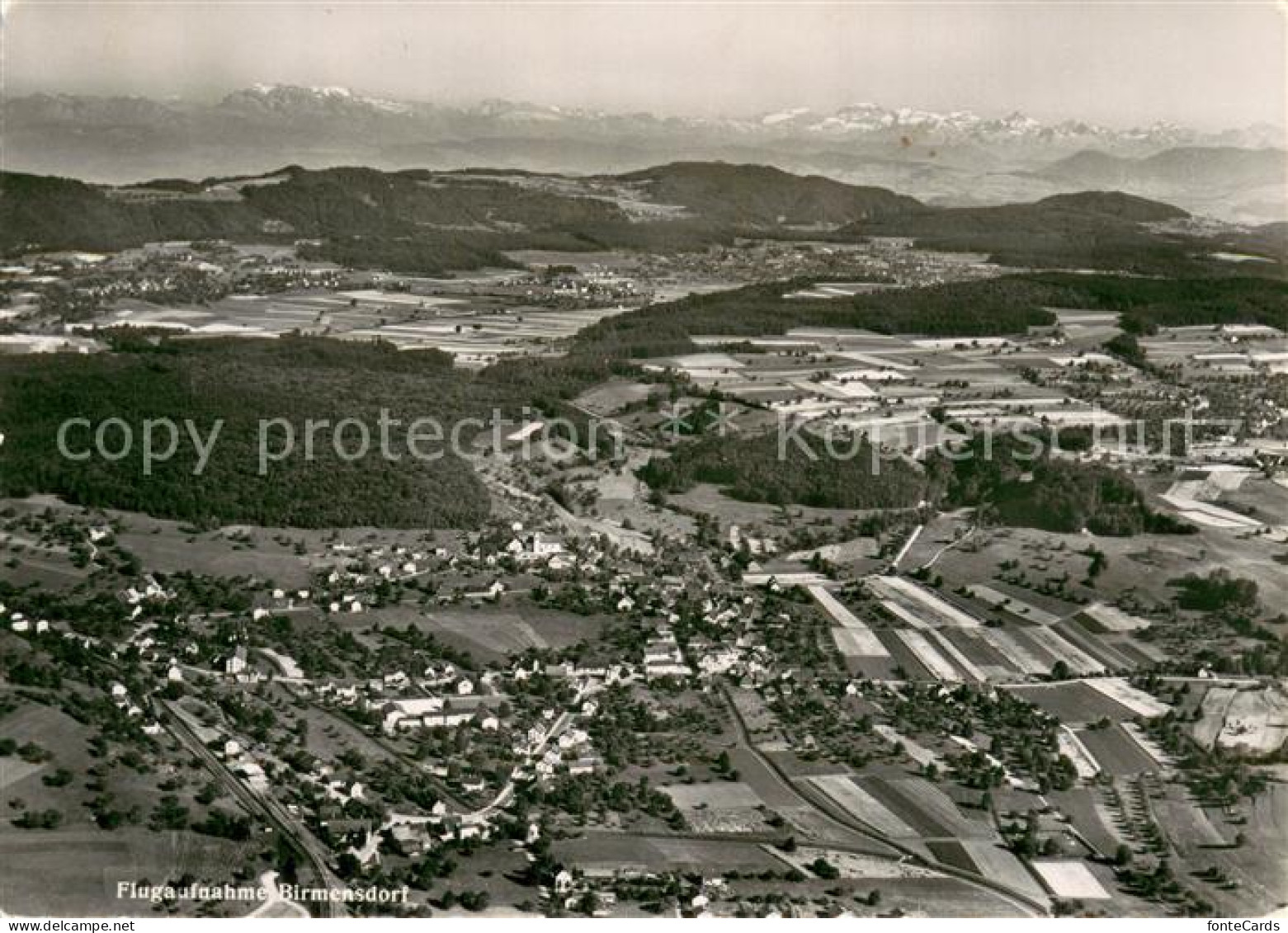 Birmensdorf Fliegeraufnahme