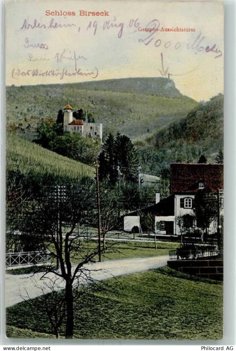 Birseck Ruine 1906 - Schloss Gempen-Aussichtsturm - 13174717