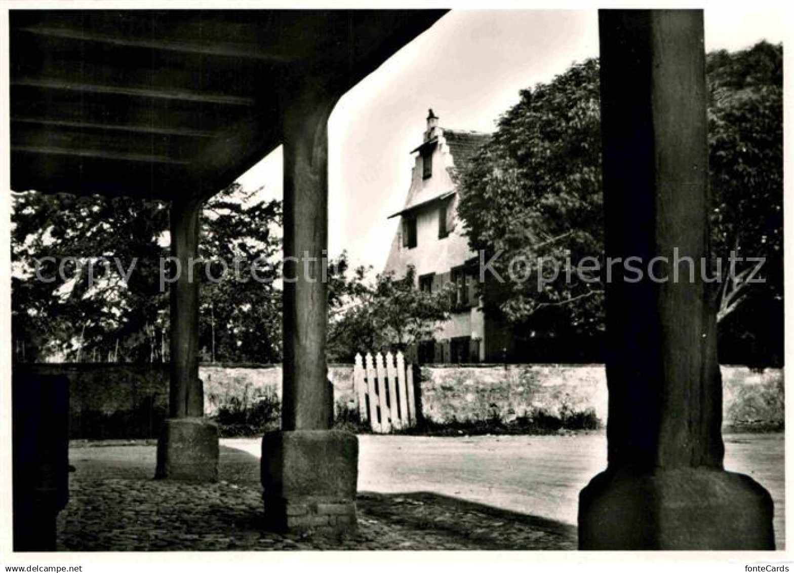 Birsfelden Birsfelderhof Blick aufs Herrenhaus