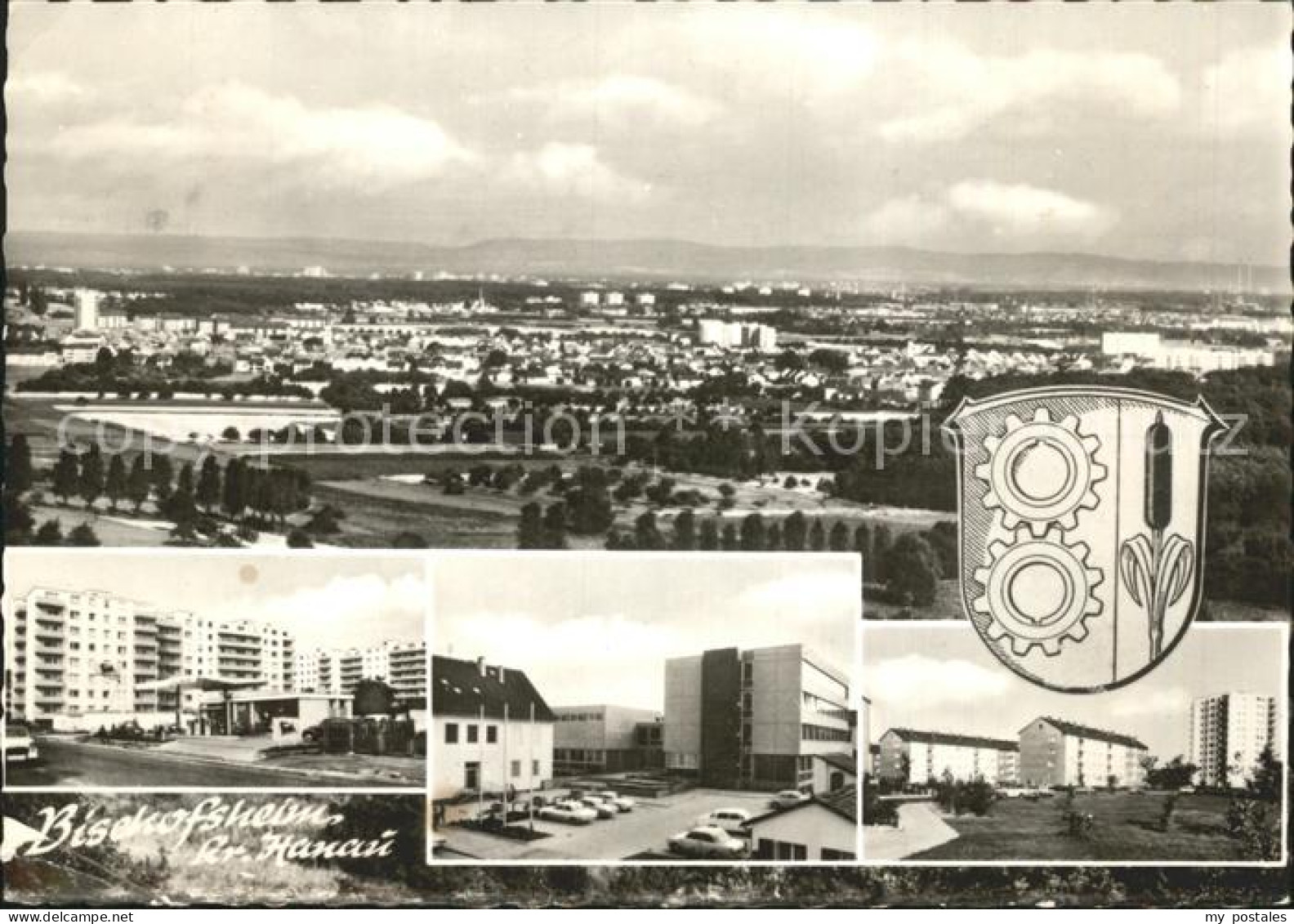 Bischofsheim Maintal Gesamtansicht Hochhaeuser