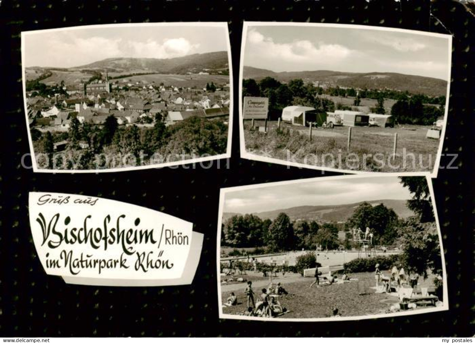 Bischofsheim Rhoen Erholungsort im Naturpark Rhoen Campingplatz Freibad