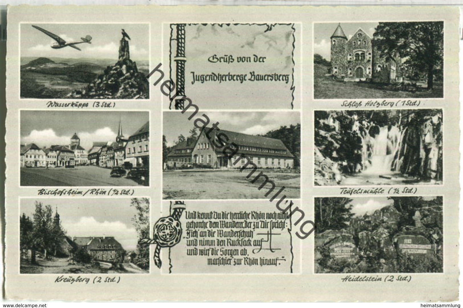 Bischofsheim/Rhön - Jugendherberge Bauersberg - Verlag Foto-Engelhardt Bischofsheim / Rhön