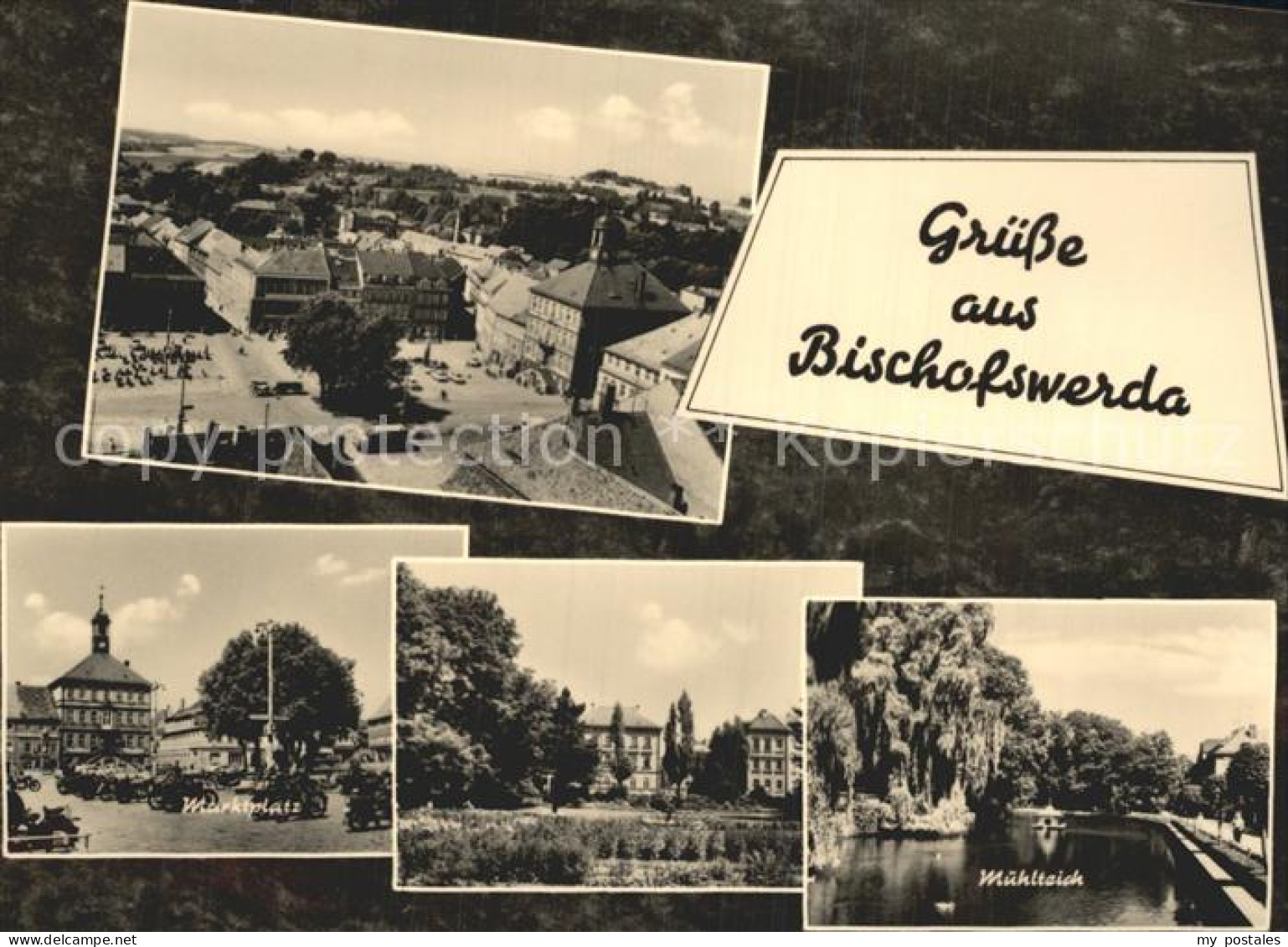 Bischofswerda Marktplatz Muehlteich