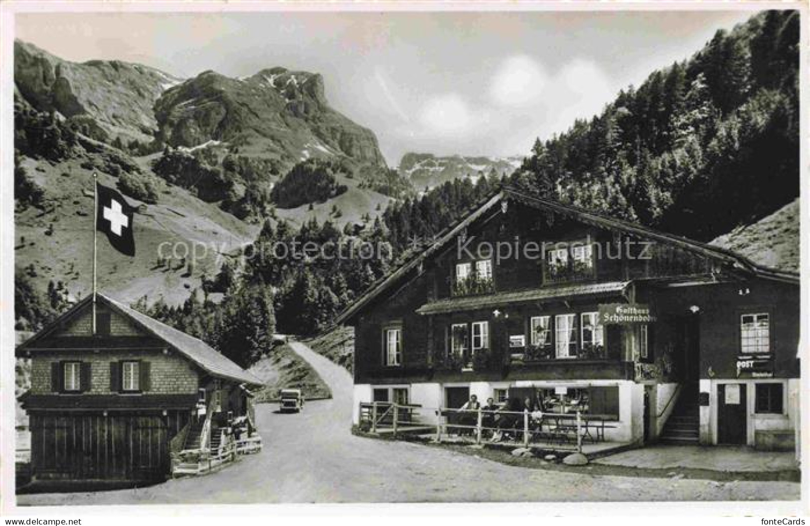 Bisisthal Bisistal Schwyz SZ Gasthaus zum Schoenenboden