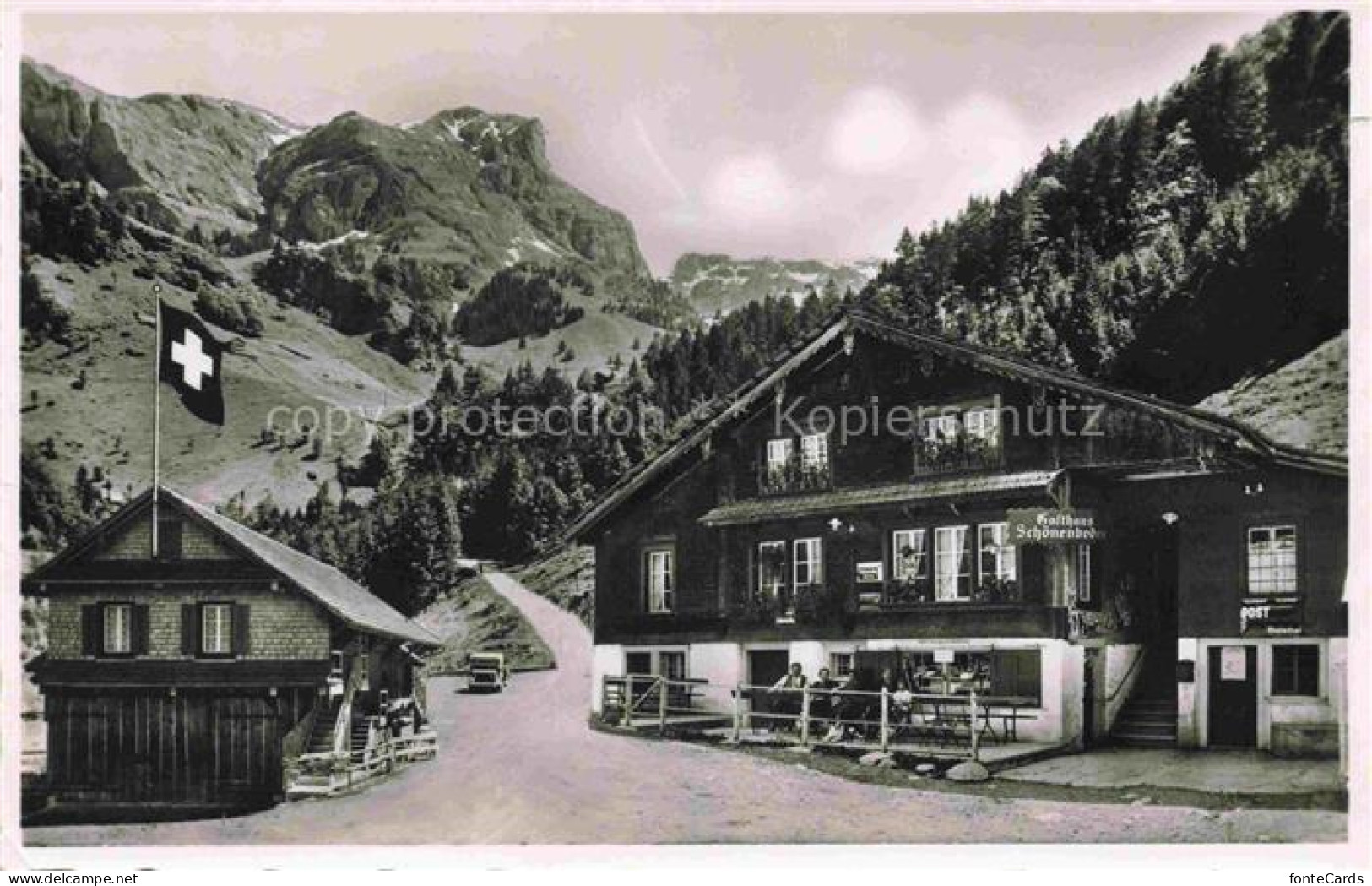 Bisisthal Bisistal Schwyz SZ Gasthaus zum Schoenenboden