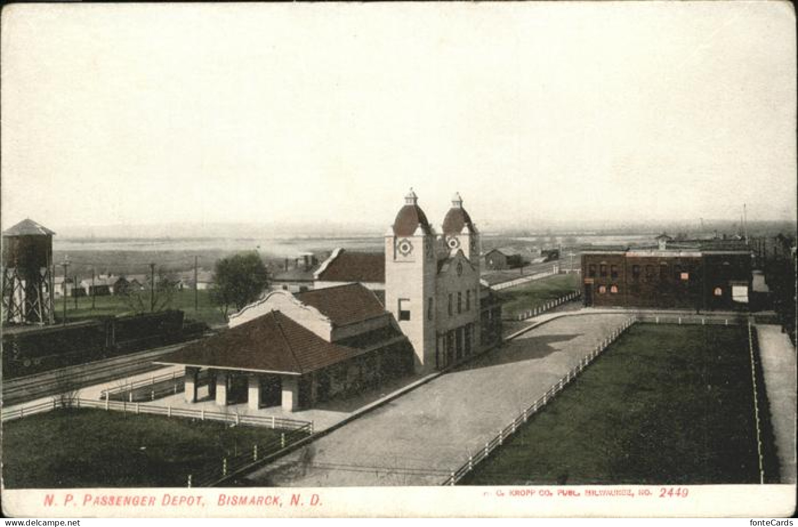 Bismarck North Dakota N.P. Passenger Depot