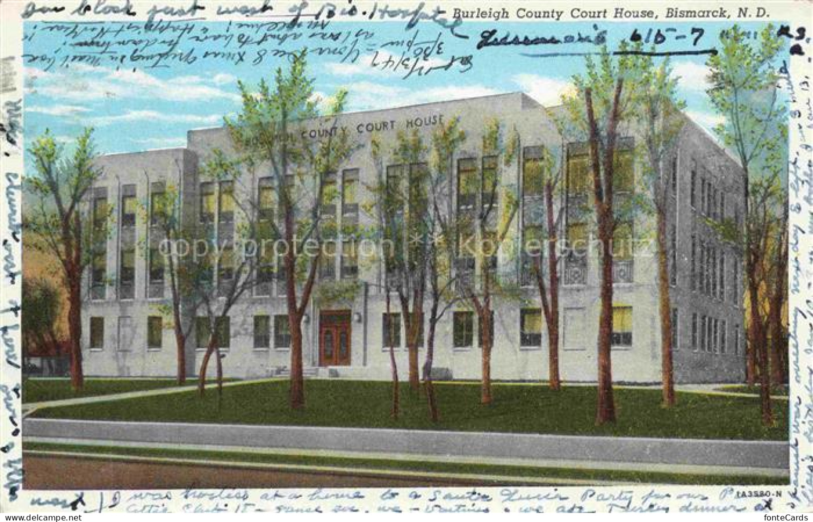 Bismarck North Dakota USA Burleigh County Court House