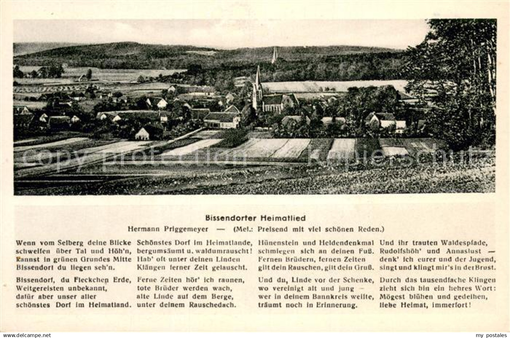 Bissendorf Osnabrueck Bissendorfer Heimatlied