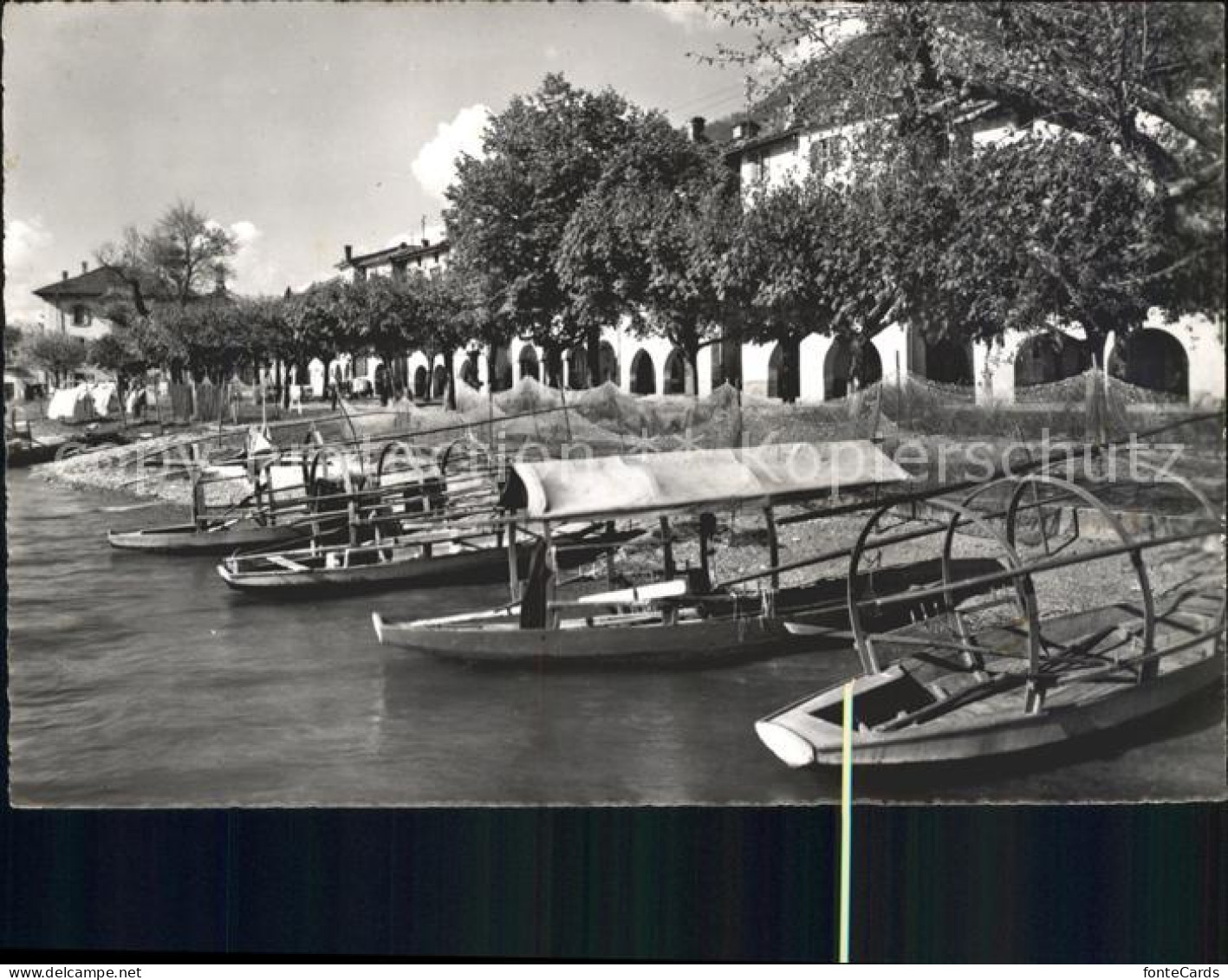 Bissone Lago di Lugano Bootsliegeplatz