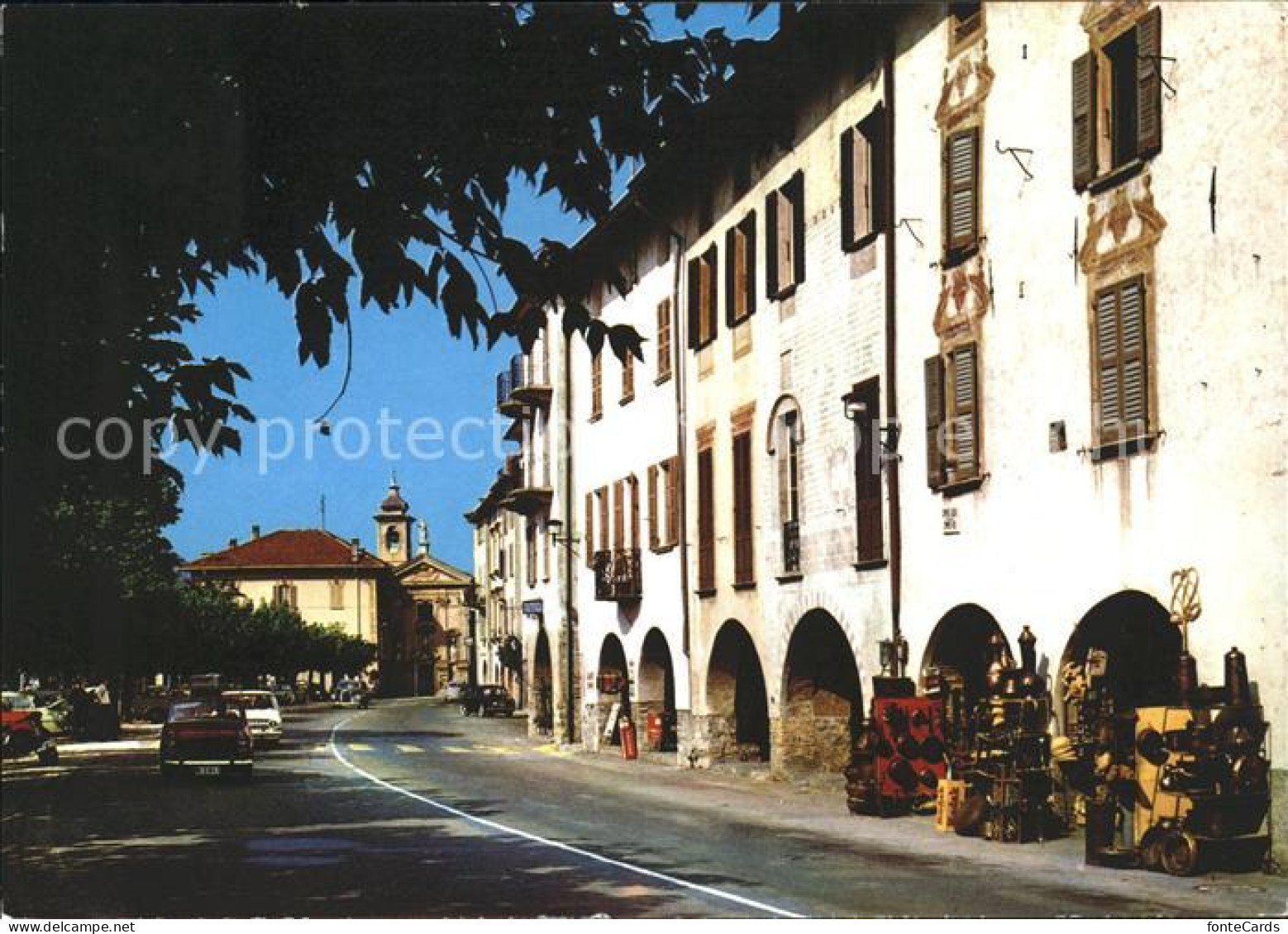 Bissone Lago di Lugano Dorfpartie