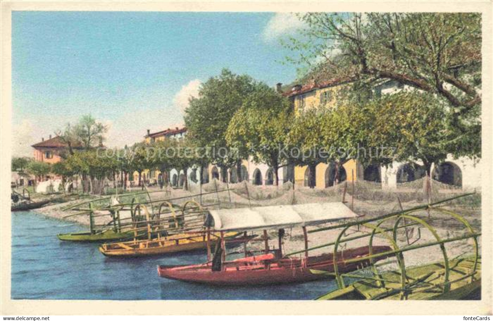 Bissone Lago di Lugano TI Bootsliegeplatz