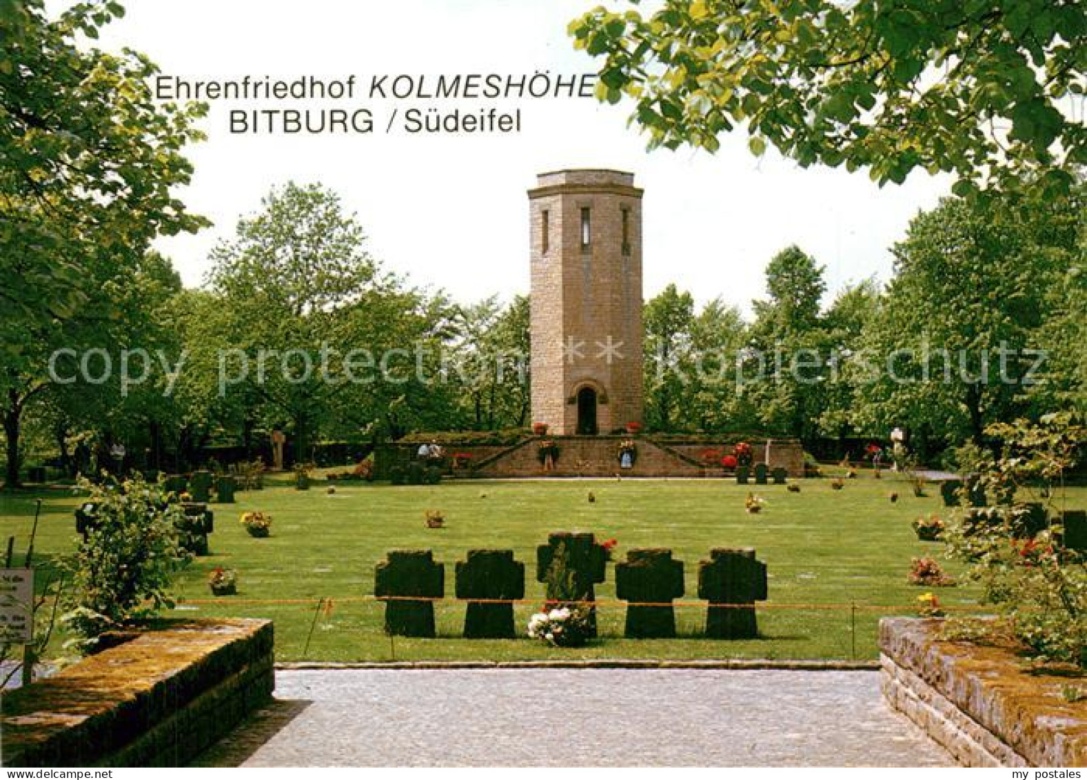 Bitburg Eifel Rheinland-Pfalz Ehrenfriedhof Kolmeshoehe