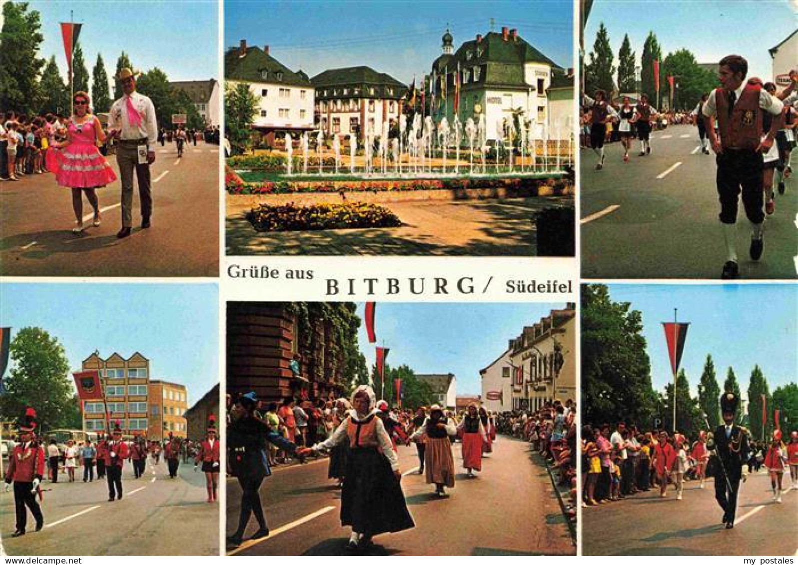 Bitburg Eifel Rheinland-Pfalz Internat Grenzlandtreffen Teilansichten