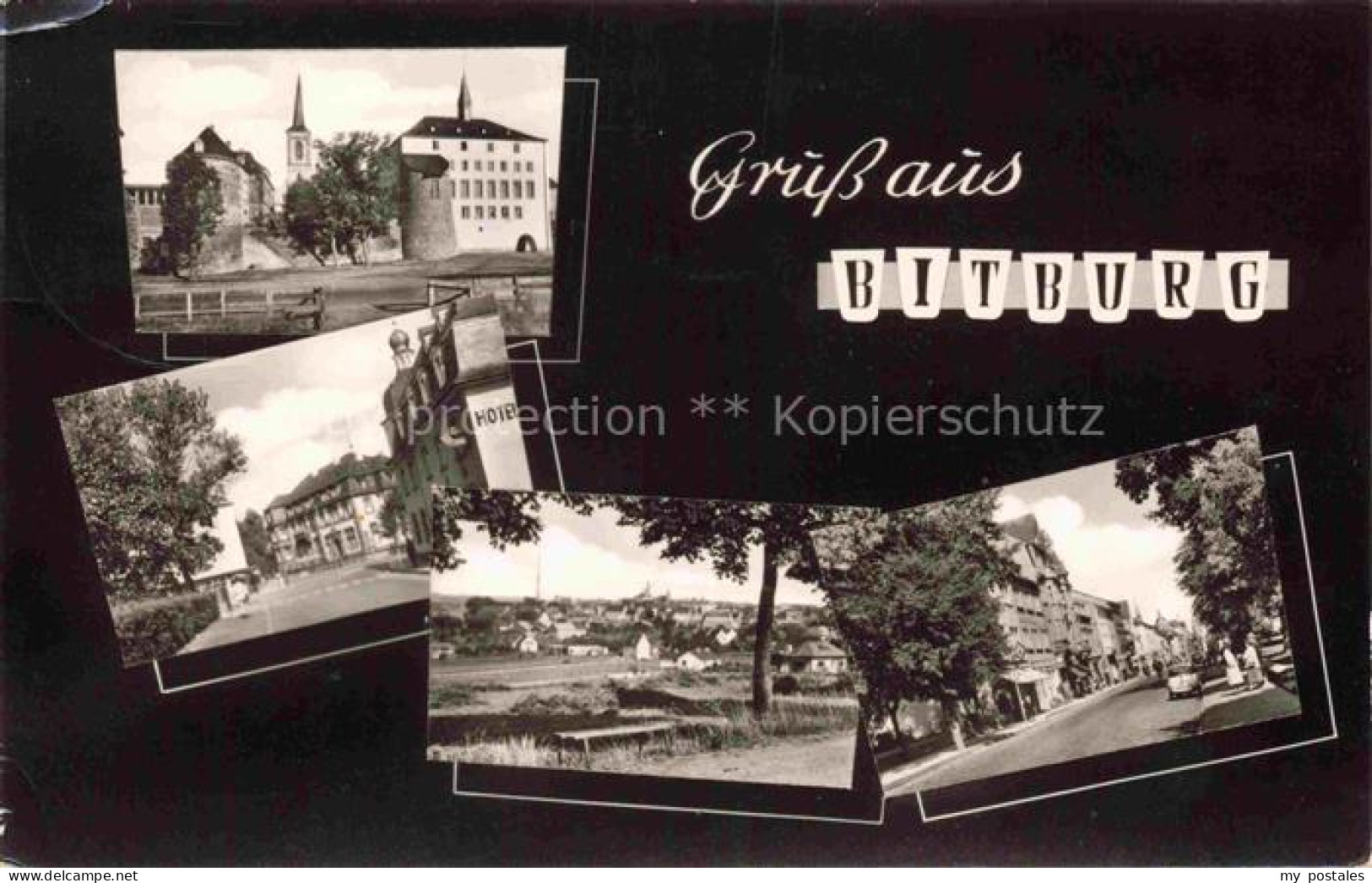 Bitburg Eifel Rheinland-Pfalz Teilansichten Panorama
