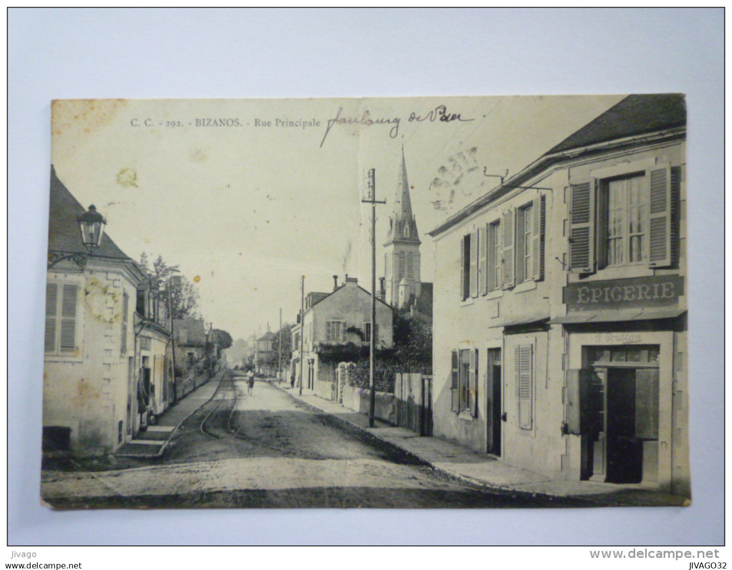BIZANOS  :  Rue  Principale   1907