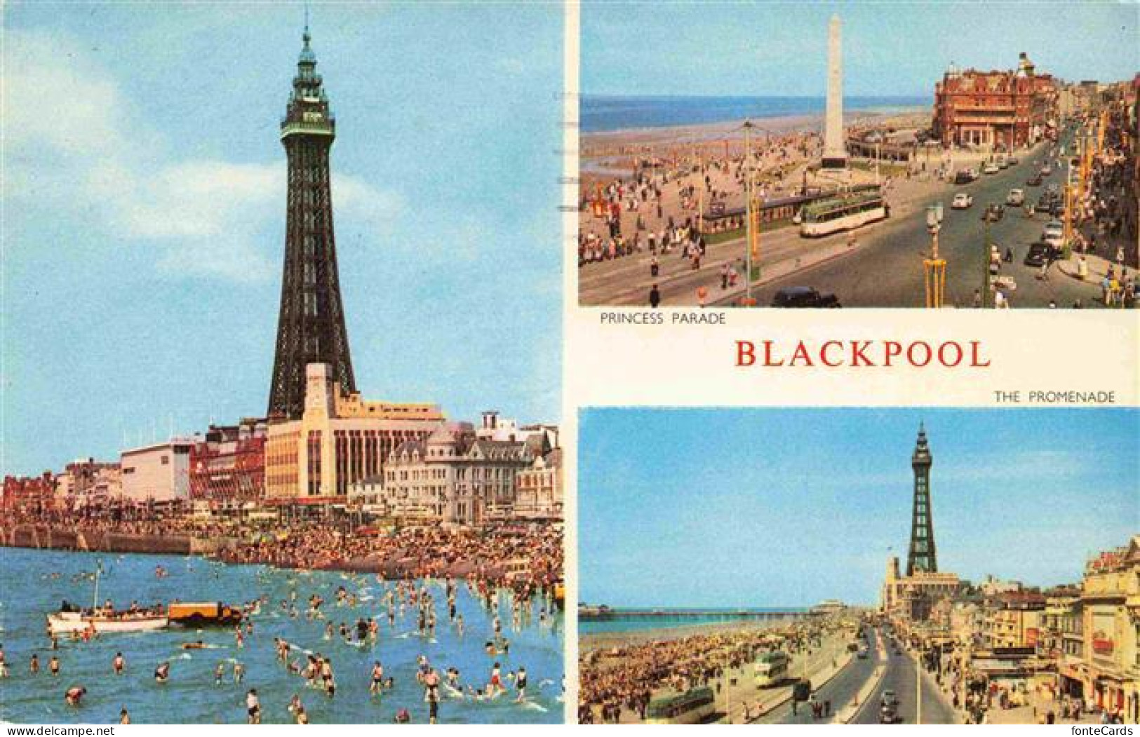 BLACKPOOL UK Blackpool Tower Princess Parade The Promenade