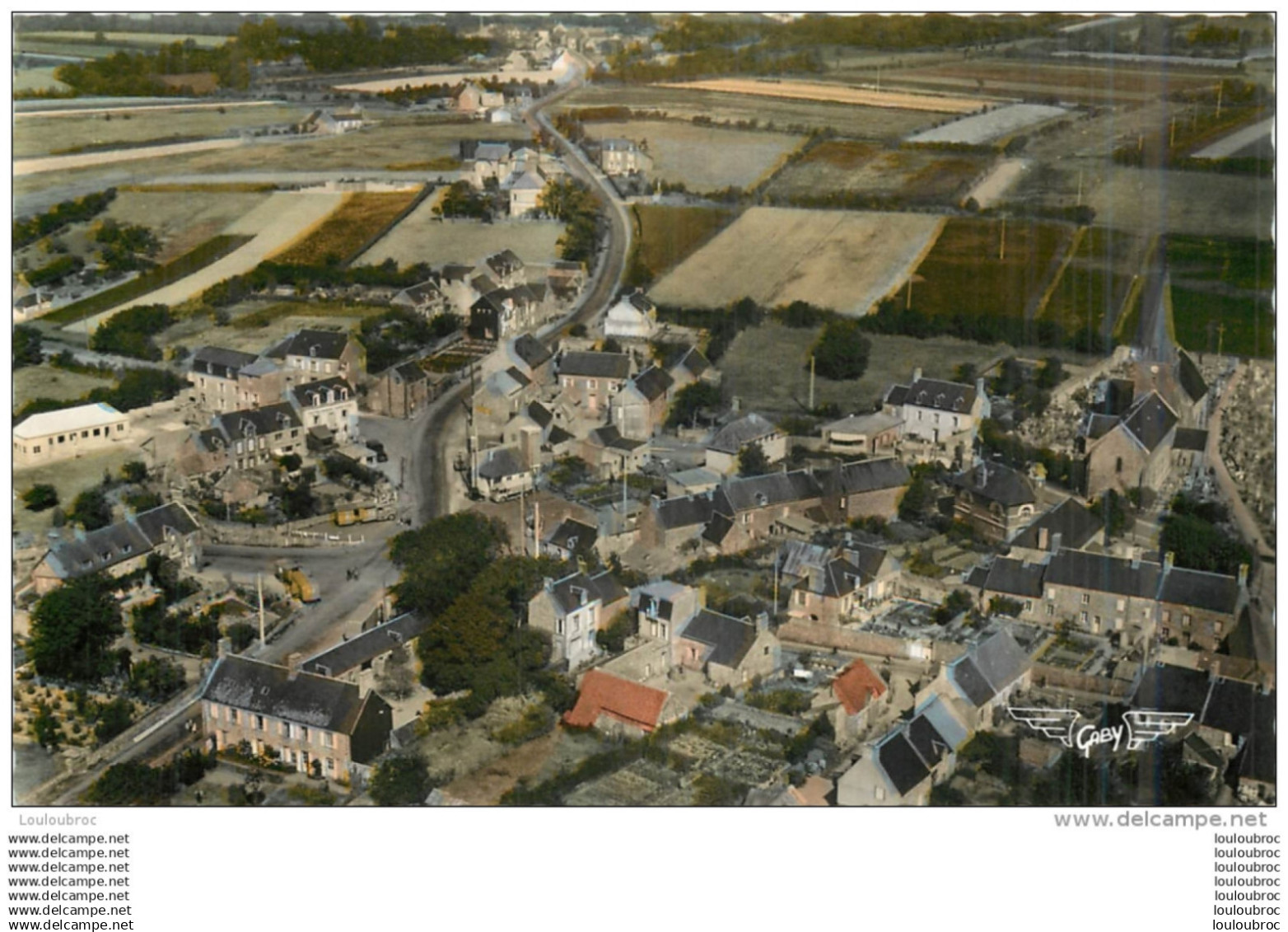 BLAINVILLE SUR MER VUE GENERALE DU BOURG