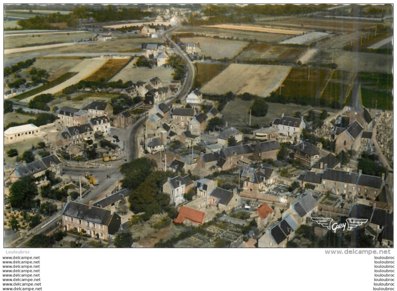 BLAINVILLE SUR MER VUE GENERALE DU BOURG