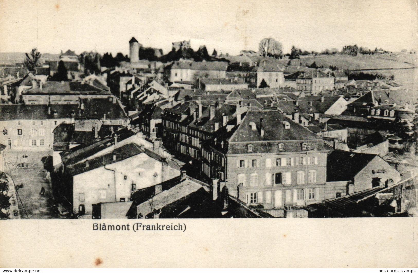 Blamont, Gesamtansicht, um 1910/20