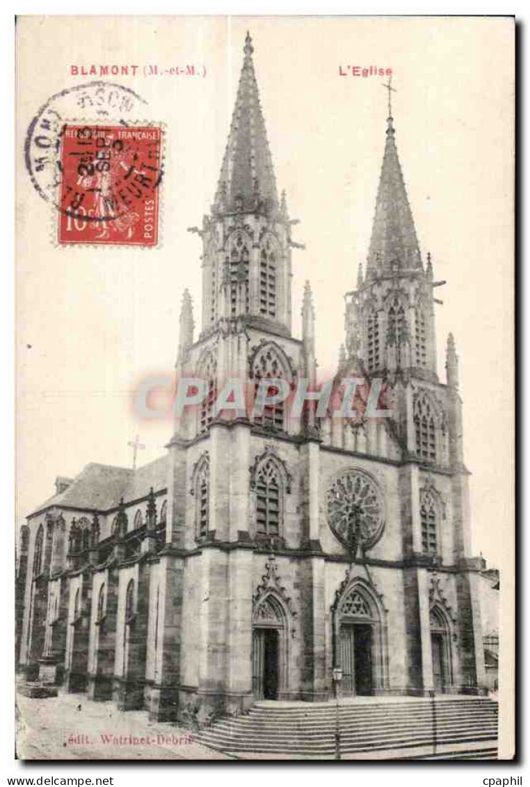 Blamont - L Eglise - CPA