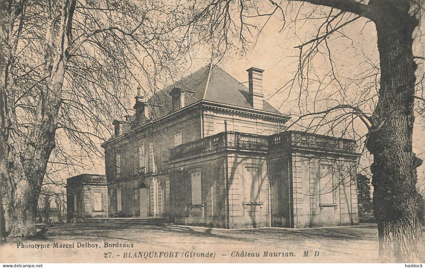 BLANQUEFORT : CHATEAU MAURIAN