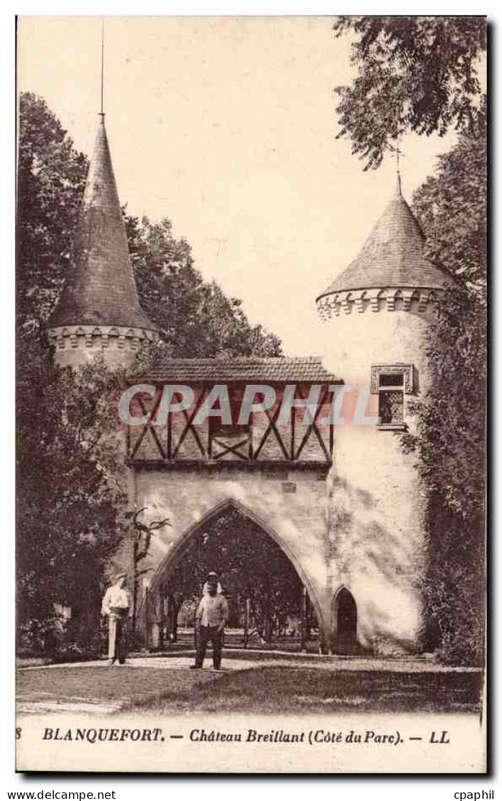 Blanquefort CPA Chaetau Breillant (cote du parc)
