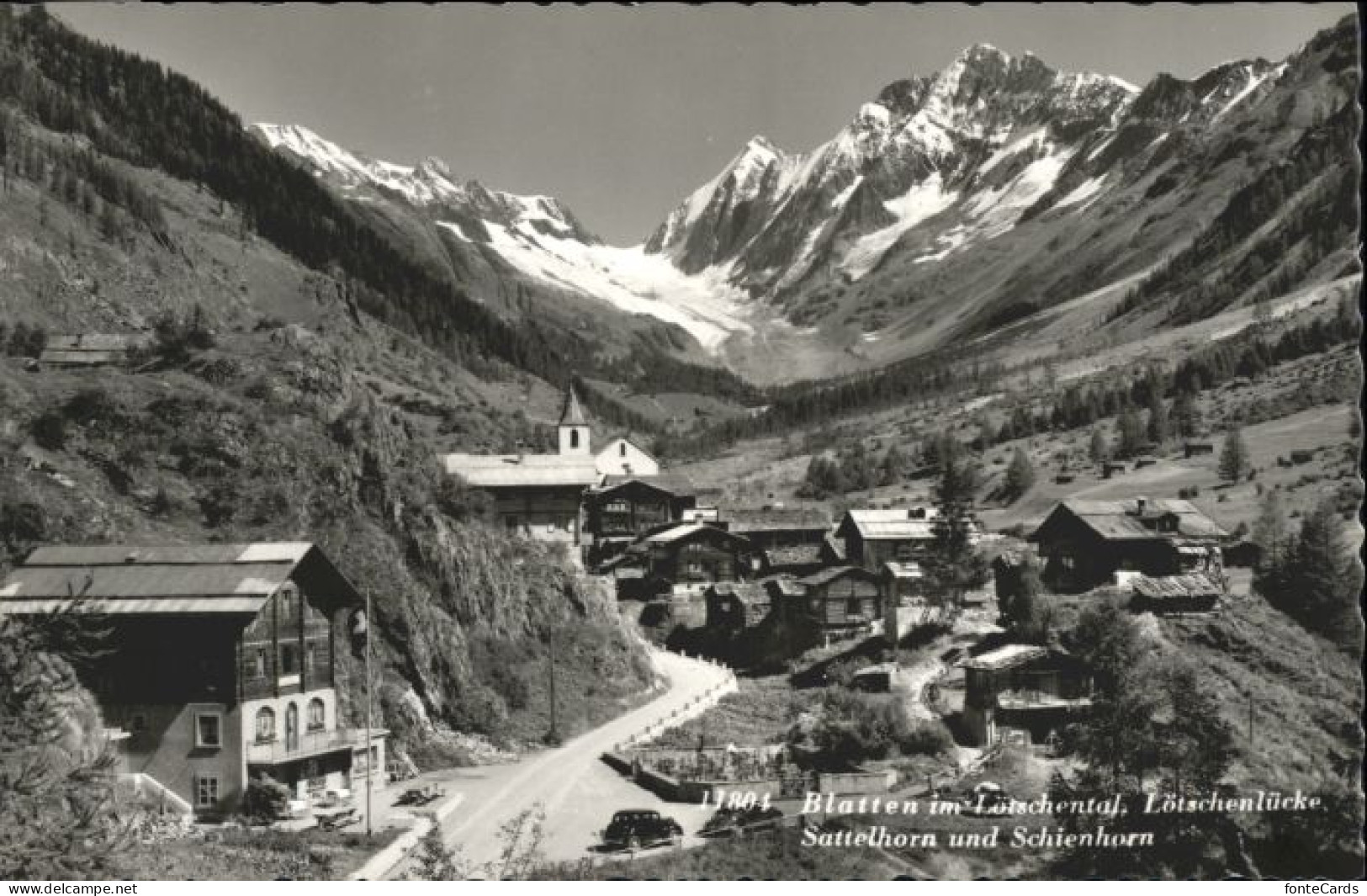 Blatten VS Loetschenbruecke Sattelhorn Schienhorn *