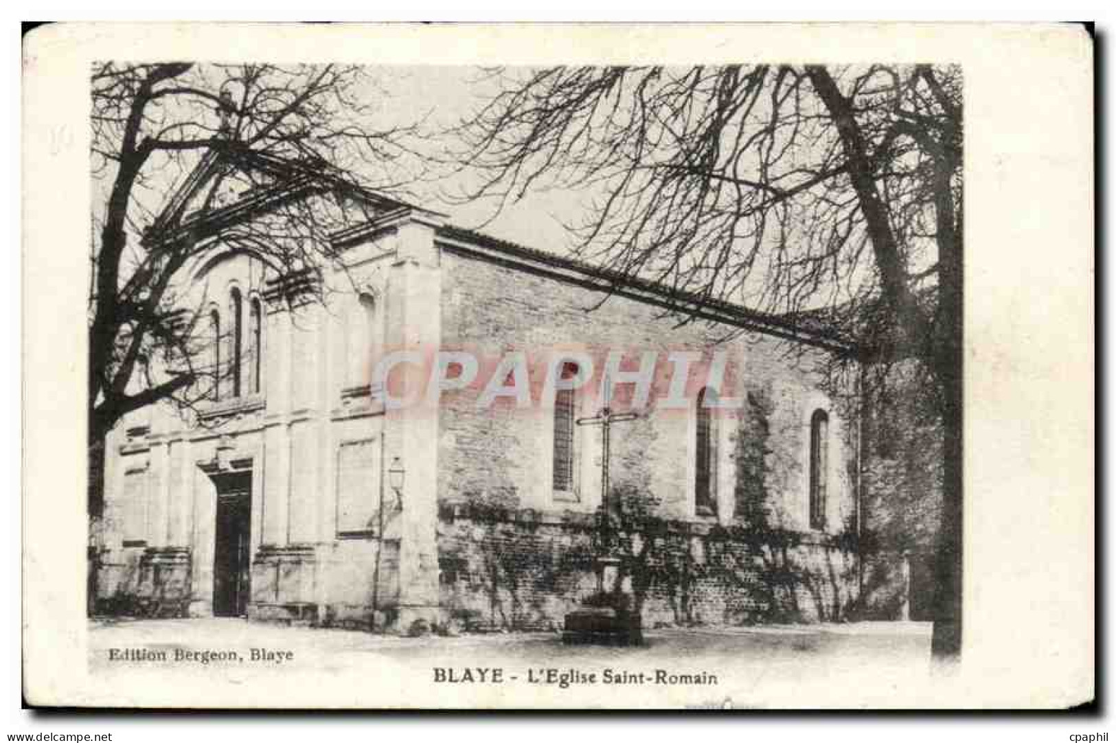 Blaye cPA L'eglise Saint Romain
