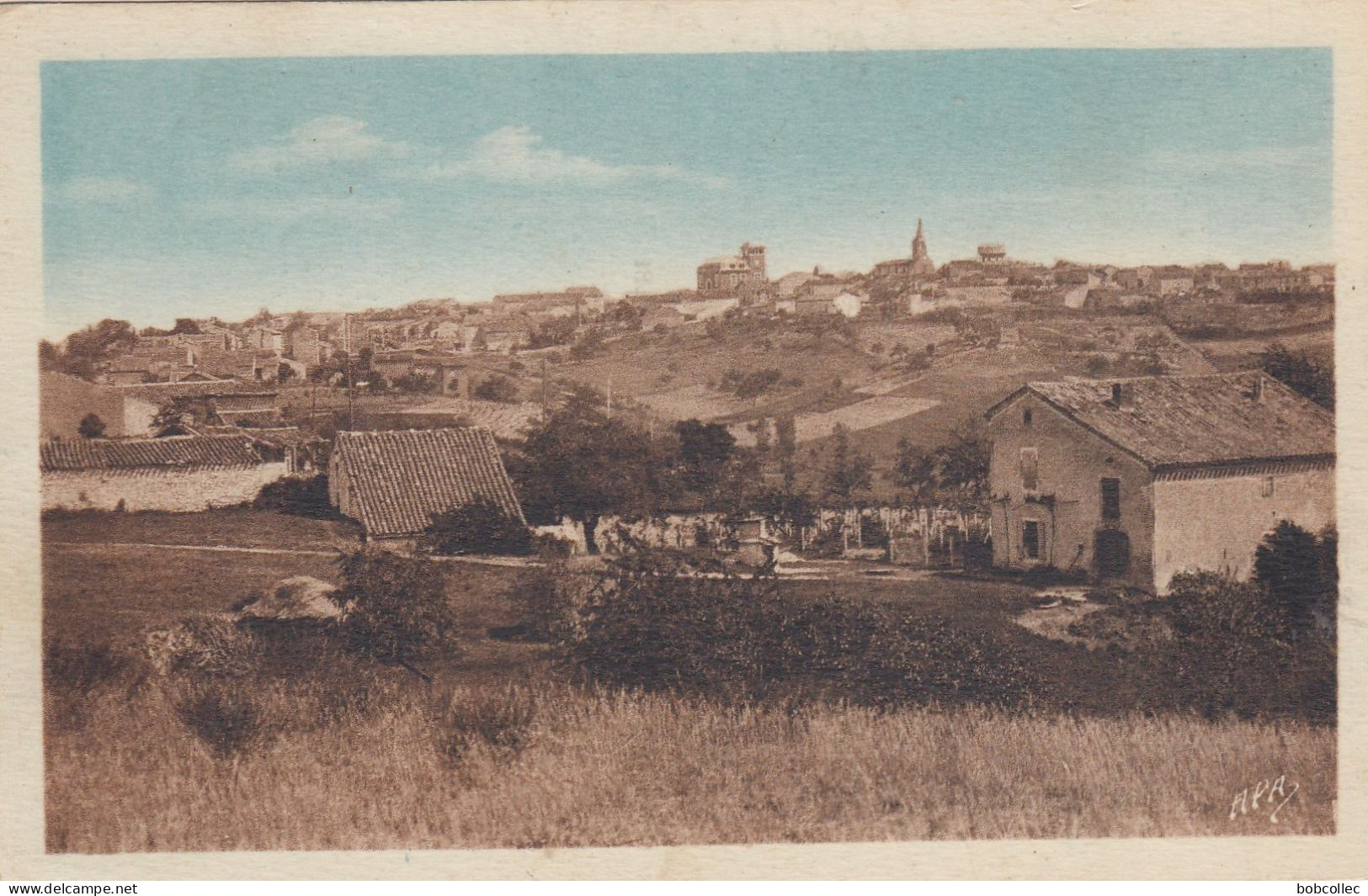 BLAYE-LES-MINES (Tarn): Vue générale