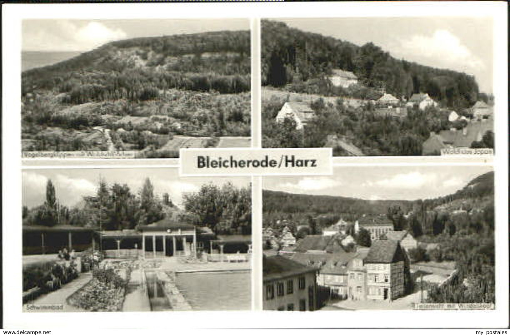 Bleicherode Schloss Bad  x 1964