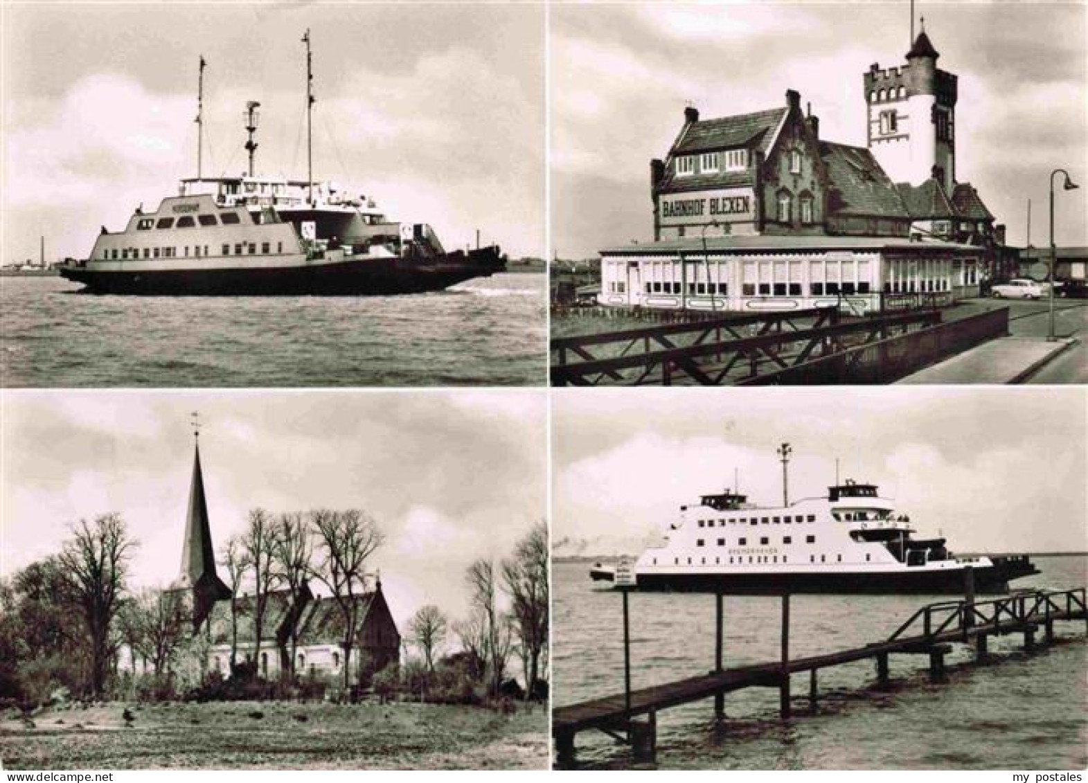 Blexen Nordenham Faehre Nordenham Bahnhof Ev Kirche Faehre Bremerhaven