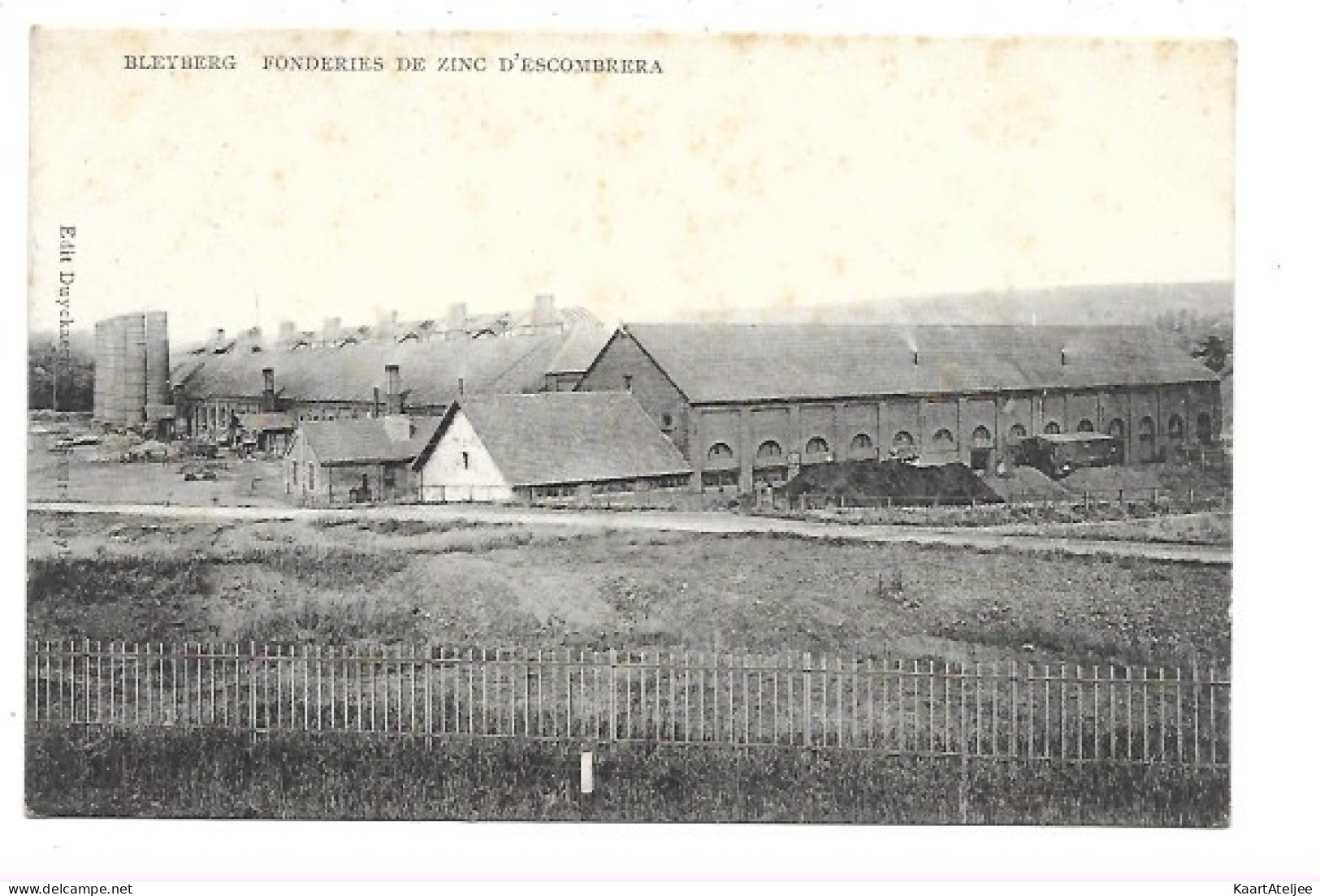 Bleyberg - Fonderies de zinc d'escombrera.