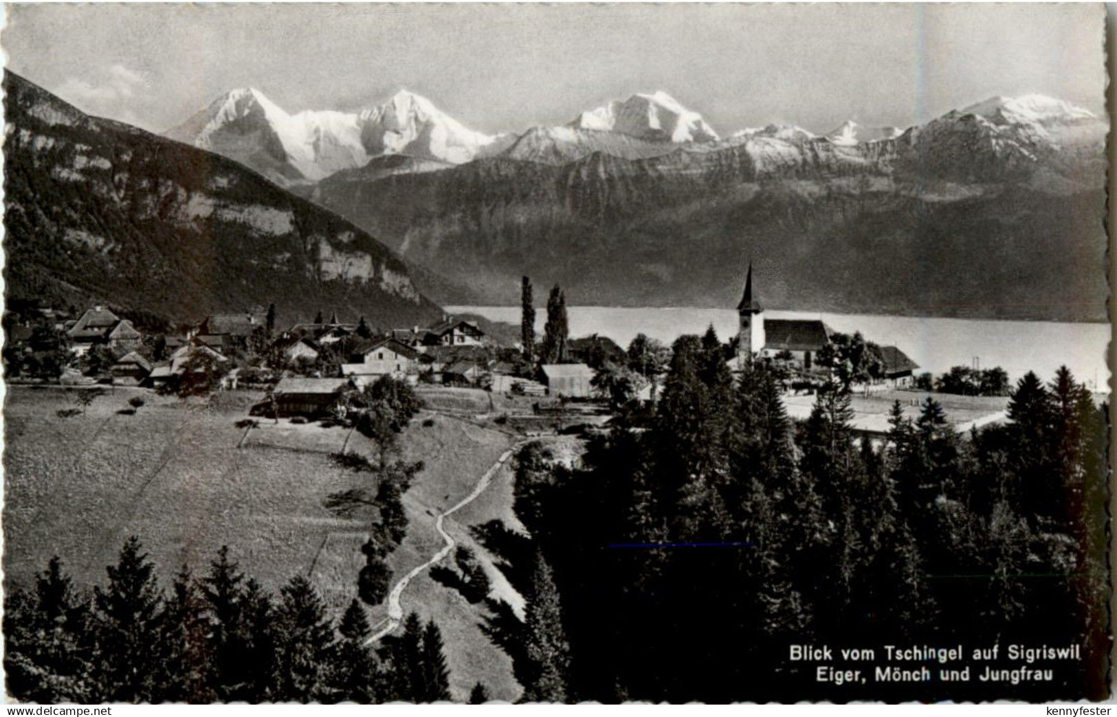 Blick vom Tschingel auf Sigriswil