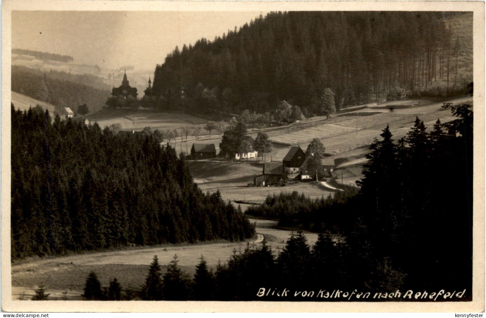 Blick von Kalkofen nach Rehefeld