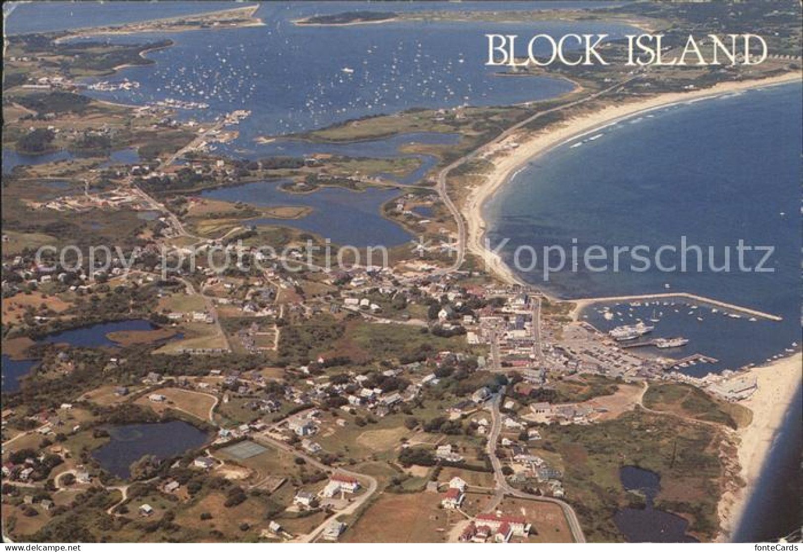 Block Island Fliegeraufnahme