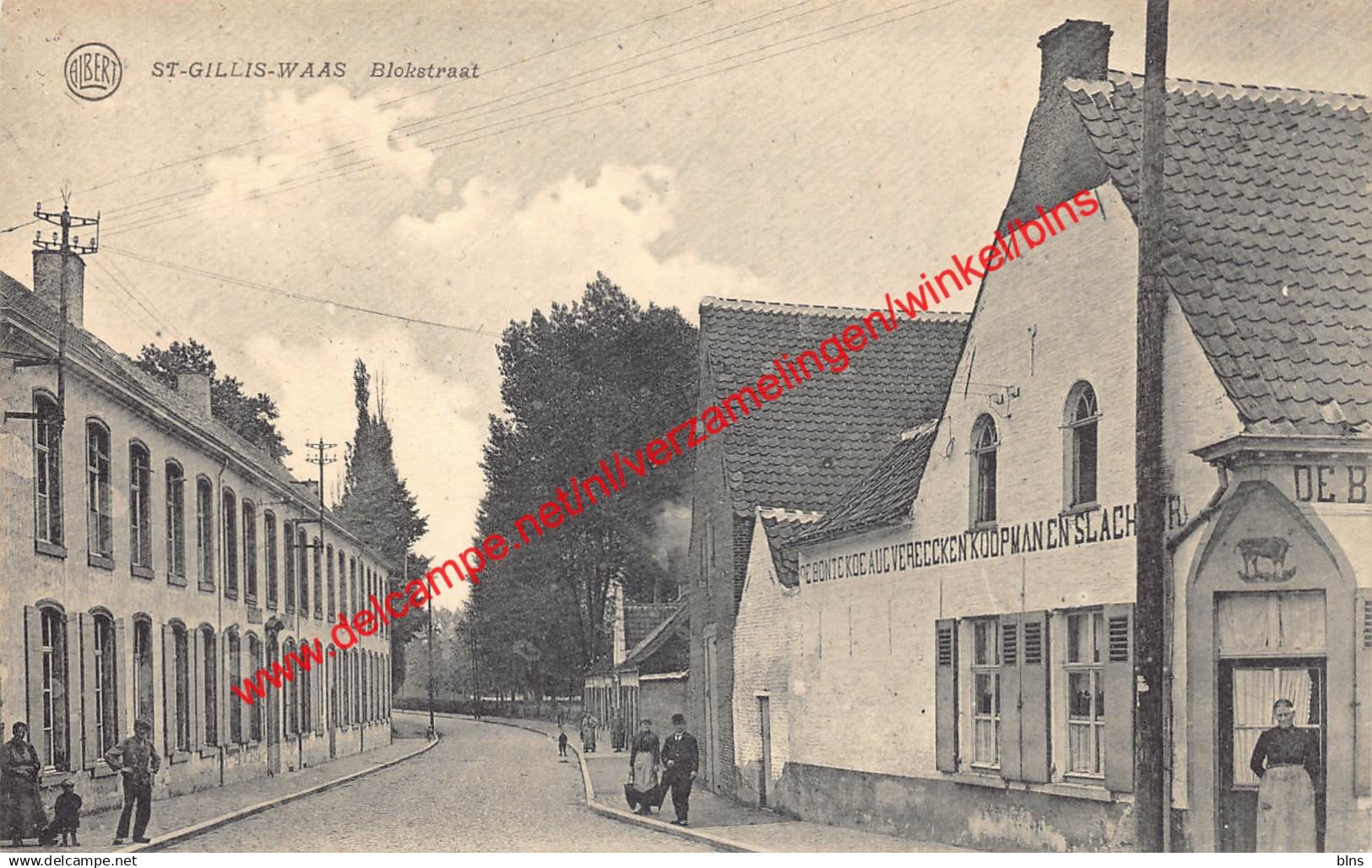 Blokstraat - De Bonte Koe Aug Vereecken Koopman en Slachter - Sint-Gillis-Waas