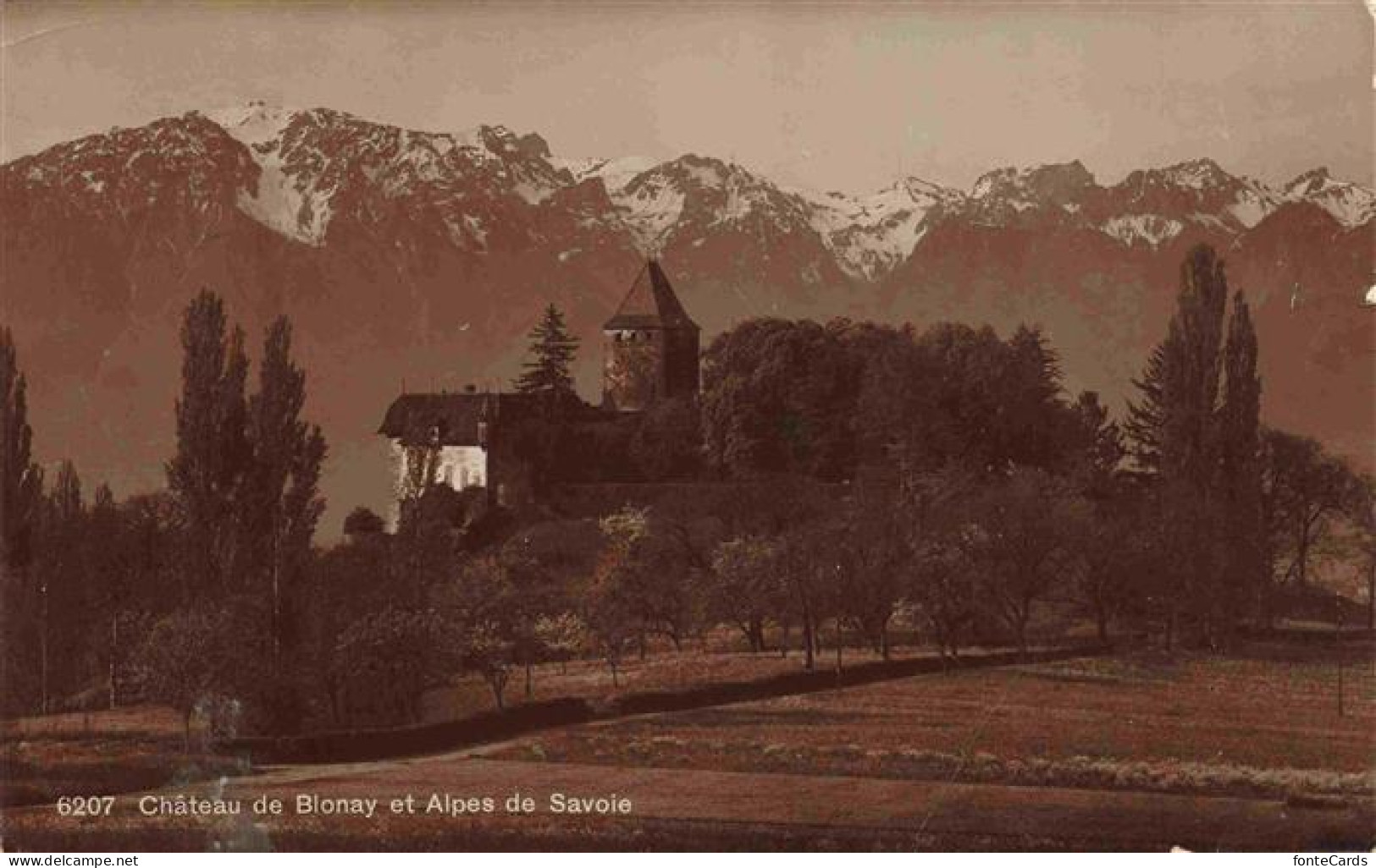 Blonay-sur-Vevey Blonay-Saint-Legier VD Château et Alpes de Savoie