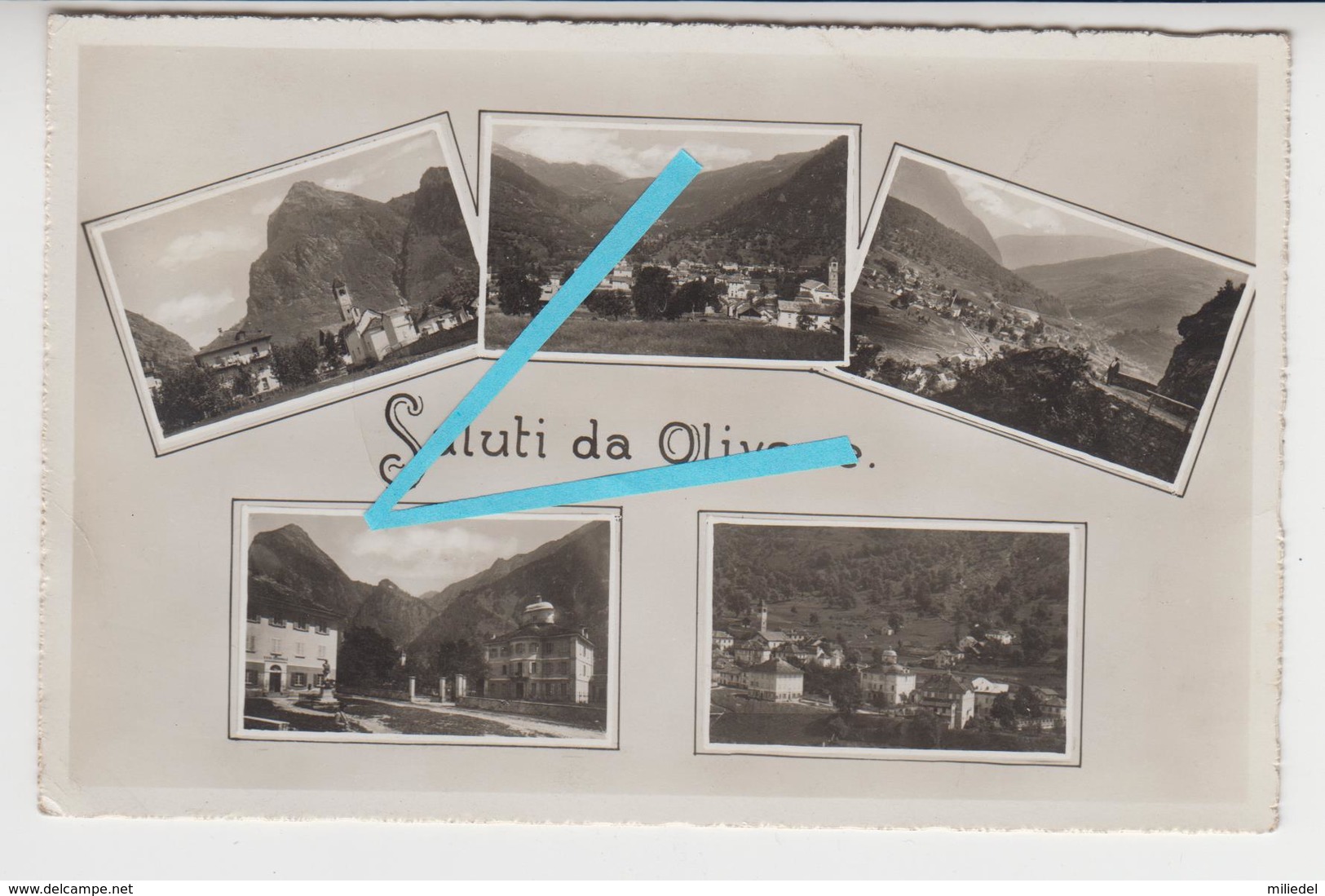 BO 009 /  SUISSE   /  TESSIN   /  OLIVONE  ,  Saluti da OLIVONE