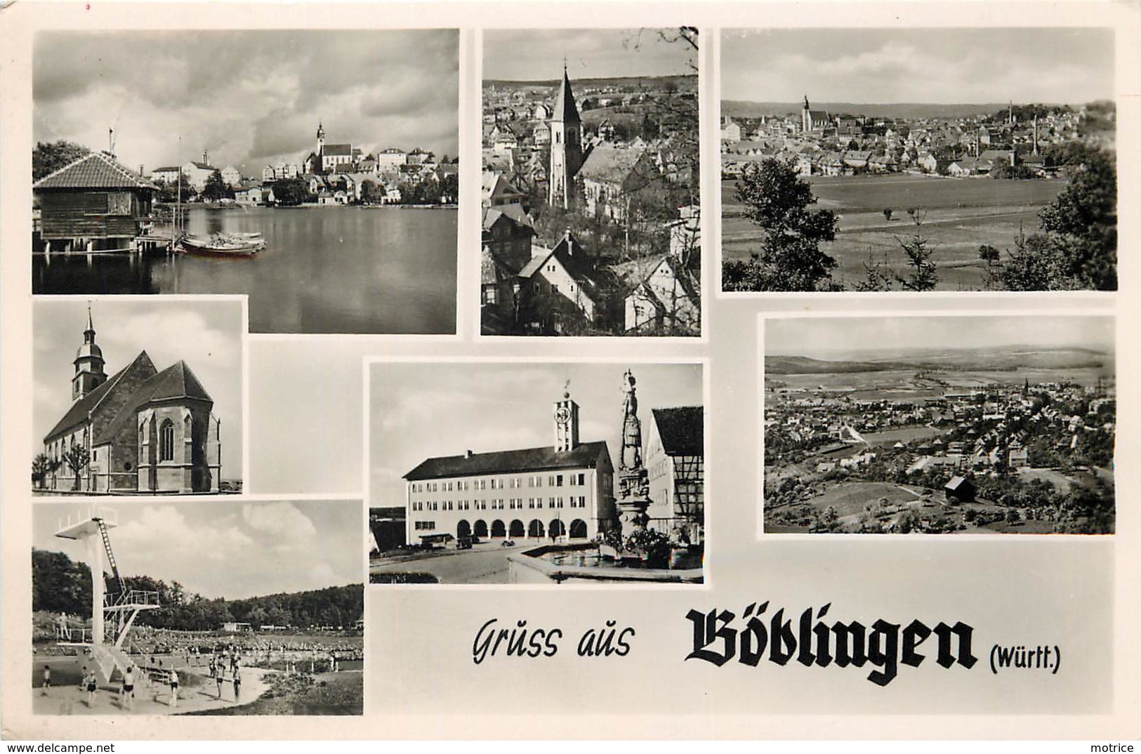 BÖBLINGEN - carte multi-vues.