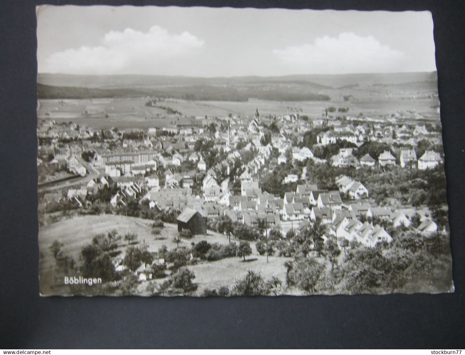 BÖBLINGEN   ,   Schöne Karte um  1958  mit Stempel