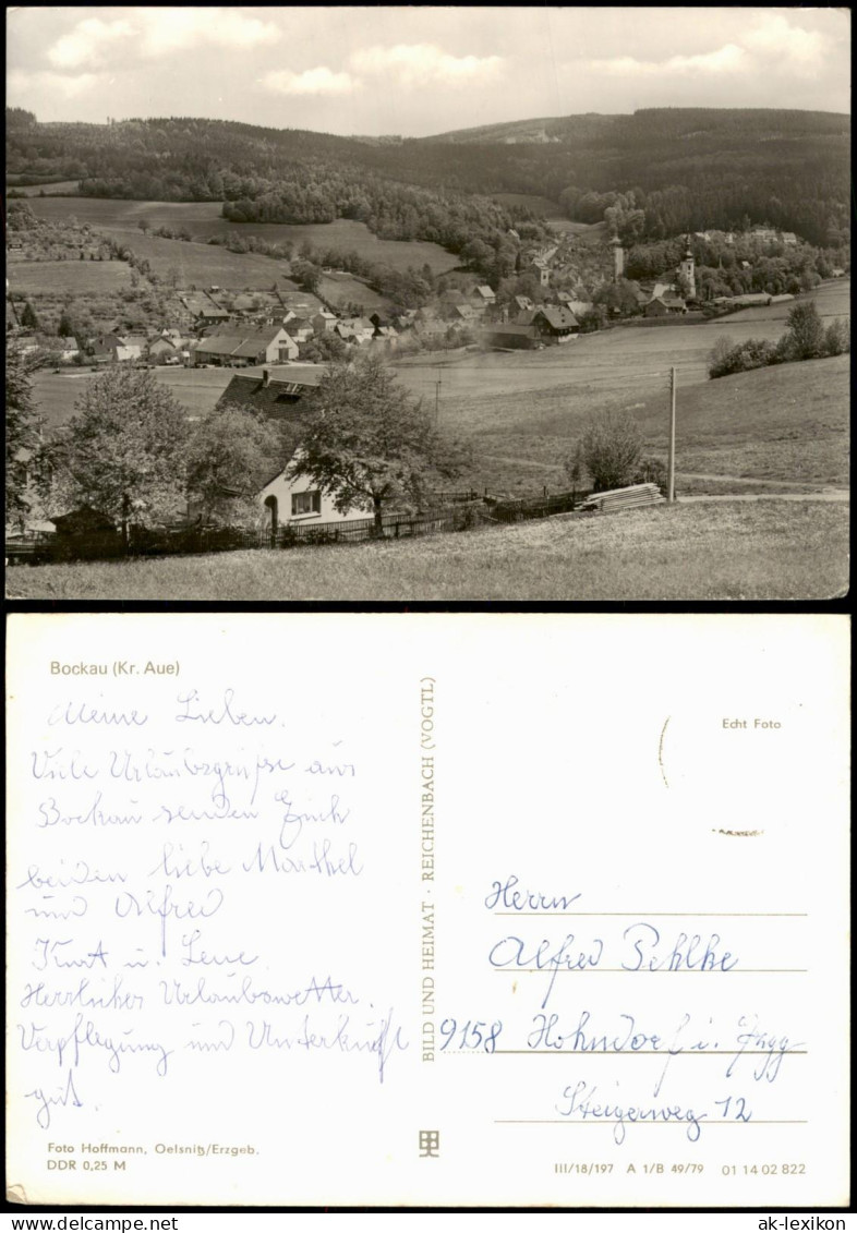 Bockau (Erzgebirge) Bockau (Kr. Aue) Umland-Ansicht zur DDR-Zeit 1979