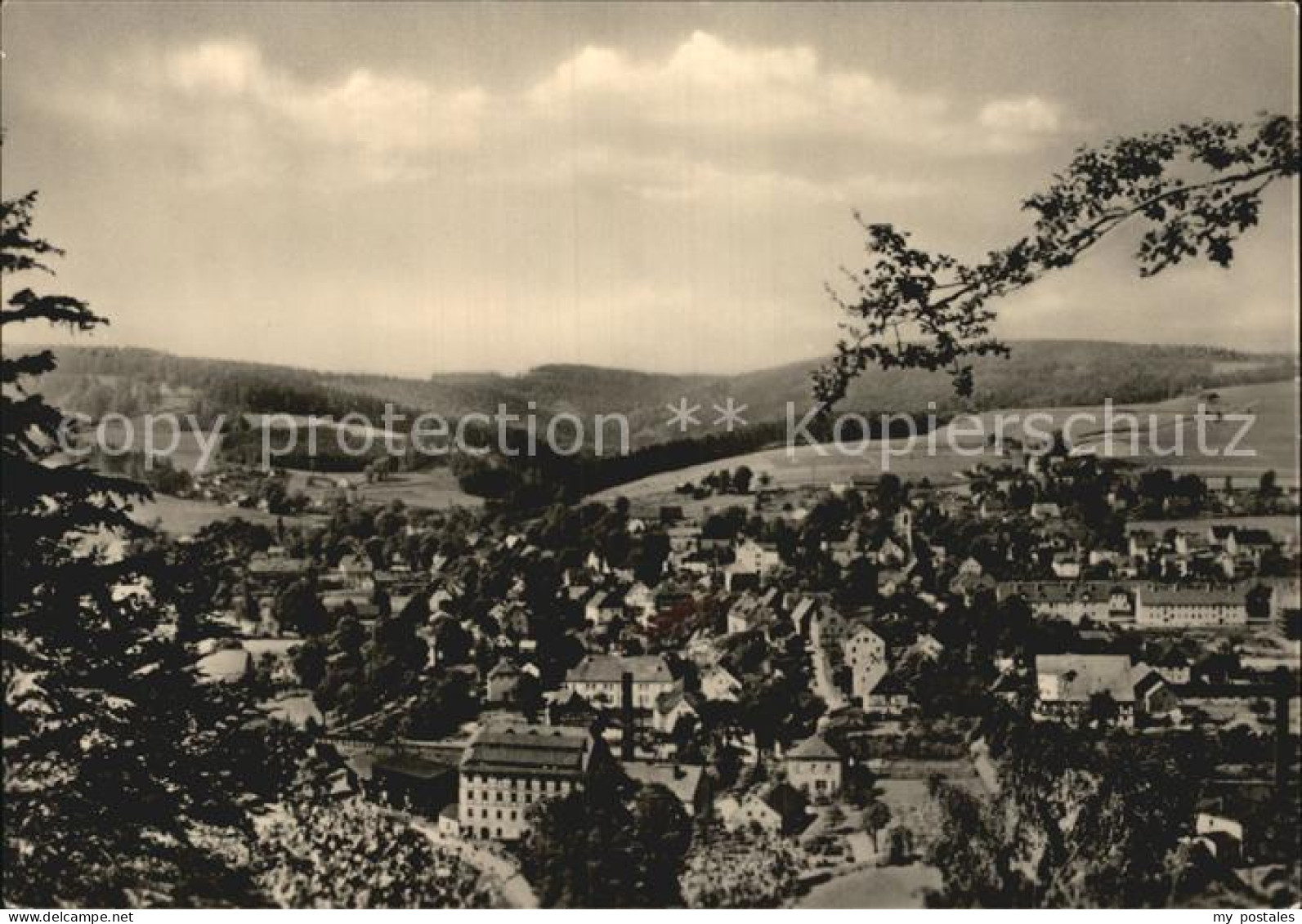 Bockau Erzgebirgskreis Floehatal Ortsansicht