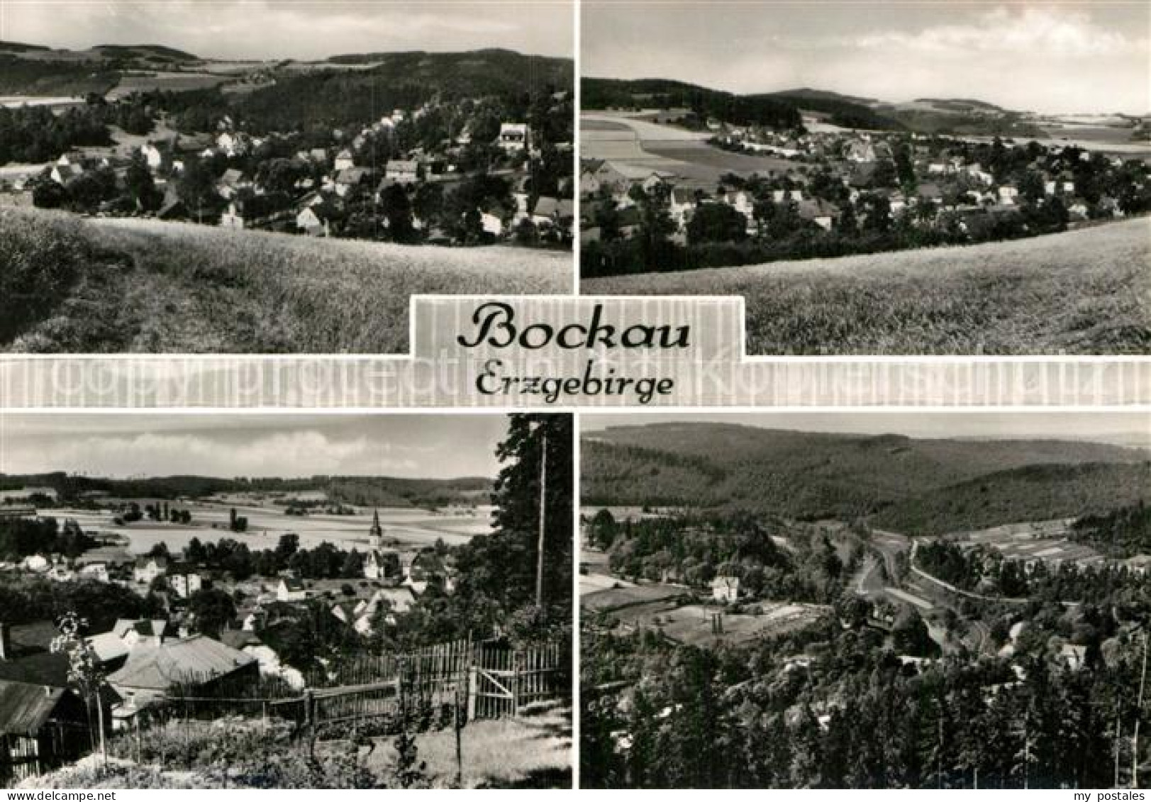 Bockau Erzgebirgskreis Landschaftspanorama