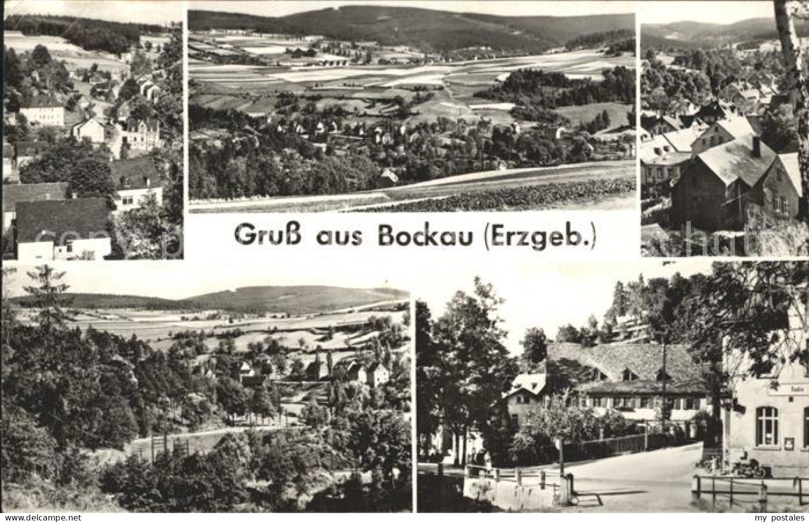 Bockau Erzgebirgskreis Panorama Teilansichten