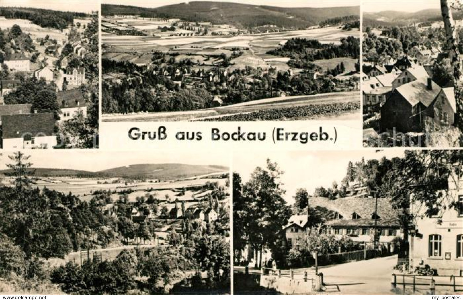 Bockau Erzgebirgskreis Panorama Teilansichten